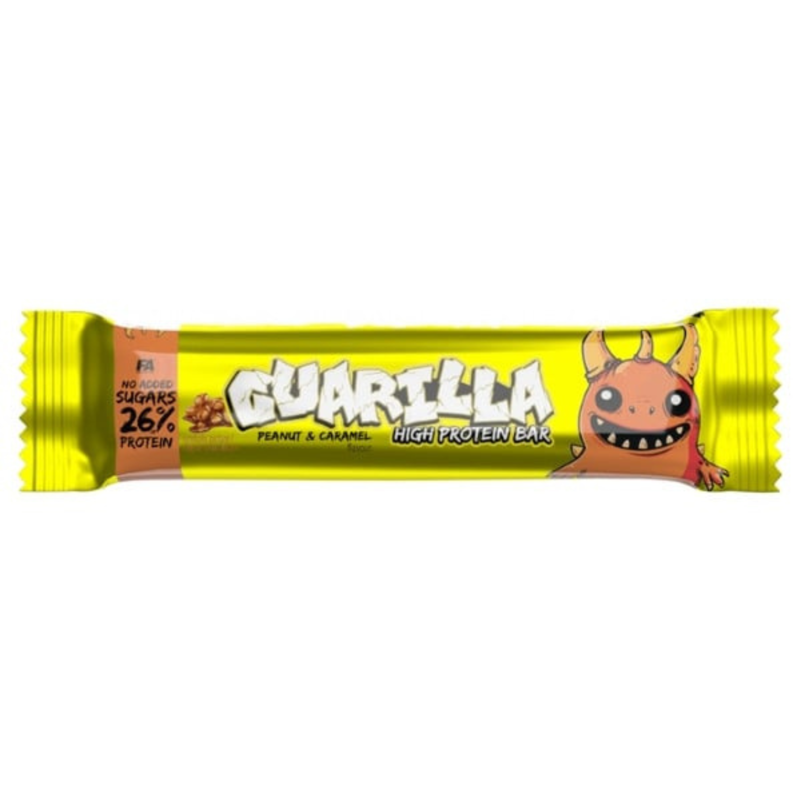 FITNESS AUTHORITY - Guarilla High Protein Bar - 12×49 g - Cacahuète Caramel - SOLDES - 30-04