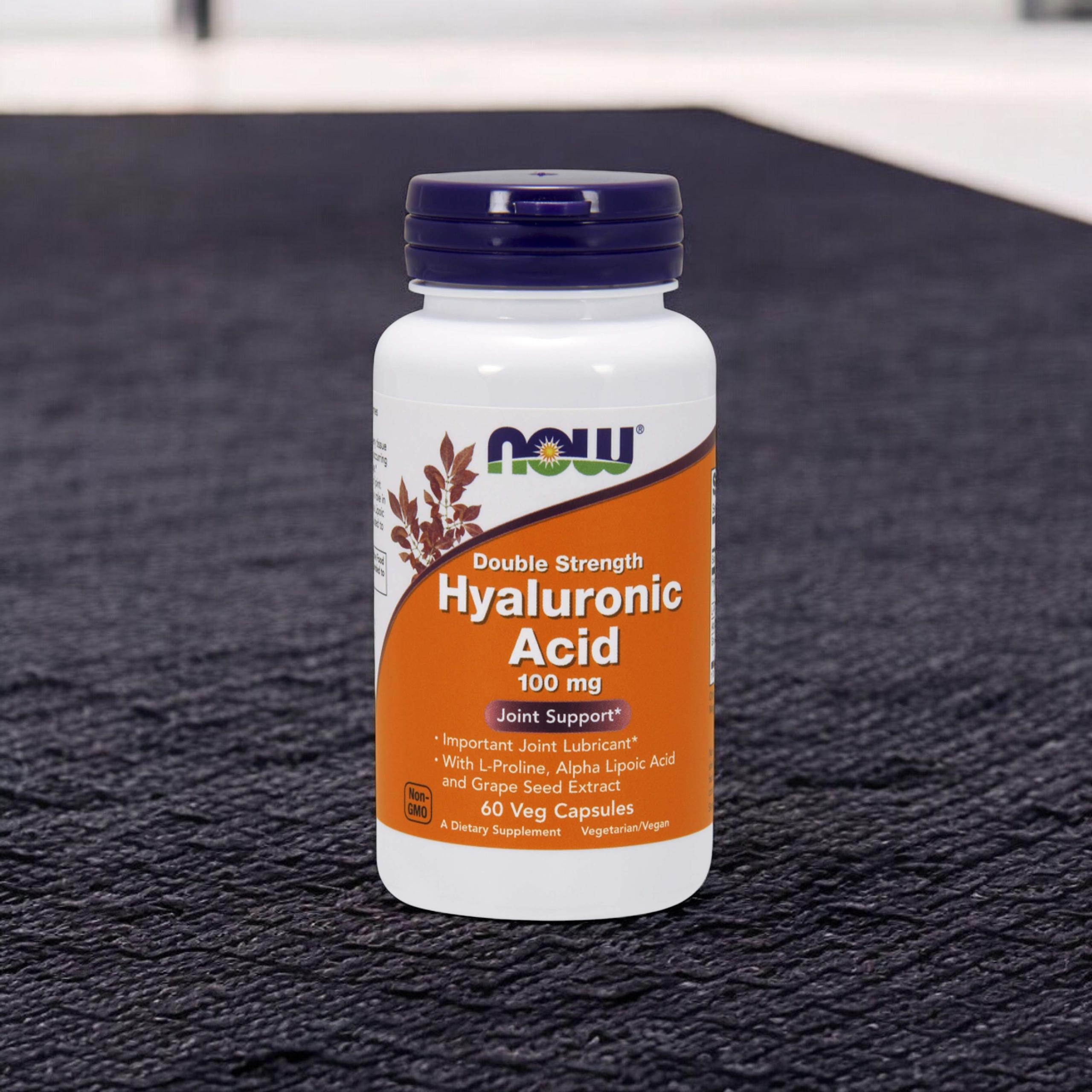 NOW Acide Hyaluronique 100mg - 60vcaps.