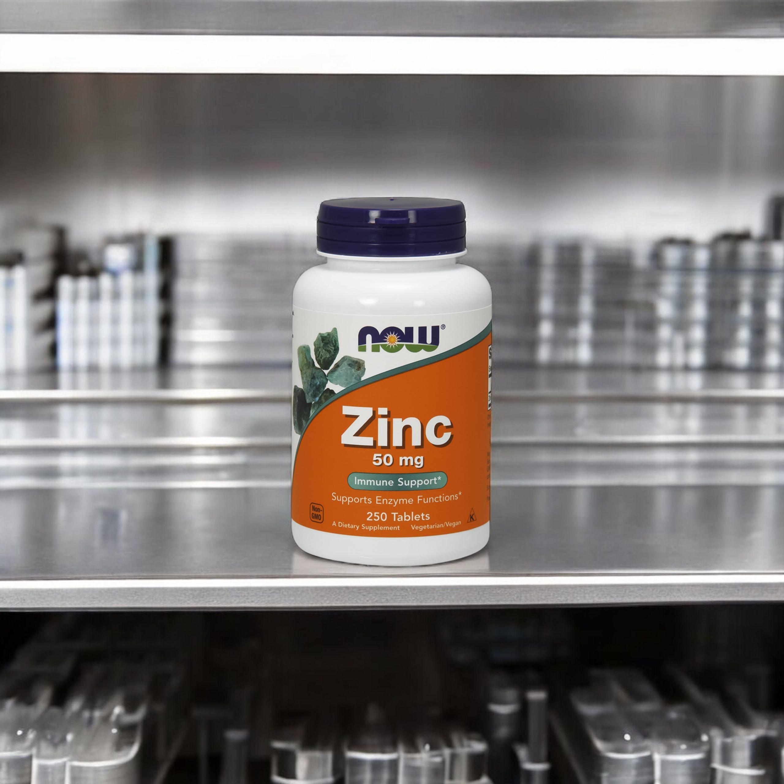 NOW Zinc 50mg - 250tabs