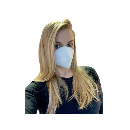 MP GENERATION Masque de protection réutilisable avec filtre FFP3 - 1 szt. + Gratis Masque jetable certifié 3 couches - 1szt