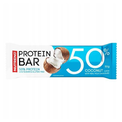 NUTREND - Barre Protéinée 50% - 50g - Noix de Coco - SOLDES - 17-01