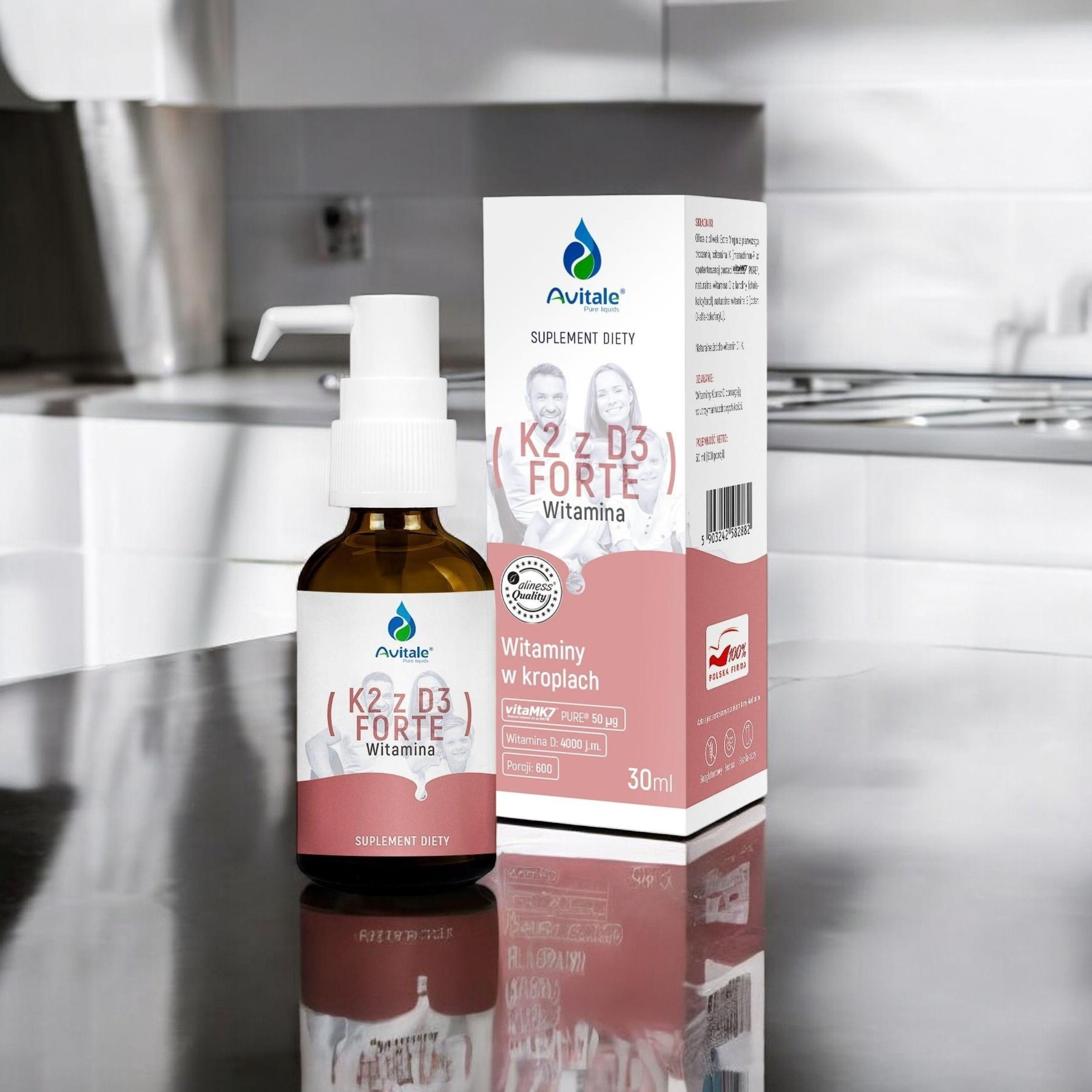 ALINESS - Avitale Vitamine K2 MK7 + D3 Forte - 30ml