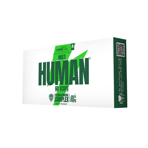 HIRO.LAB Multi Human - 60 vcaps + Shaker Multi Human GRATUIT!