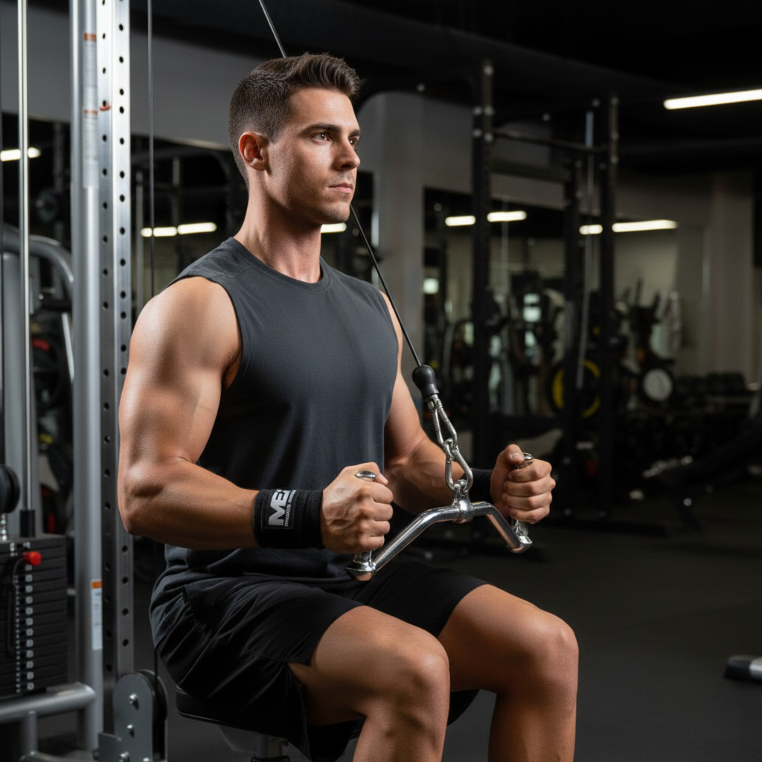 MEX NUTRITION - Smart Straps - Black - 56 cm 