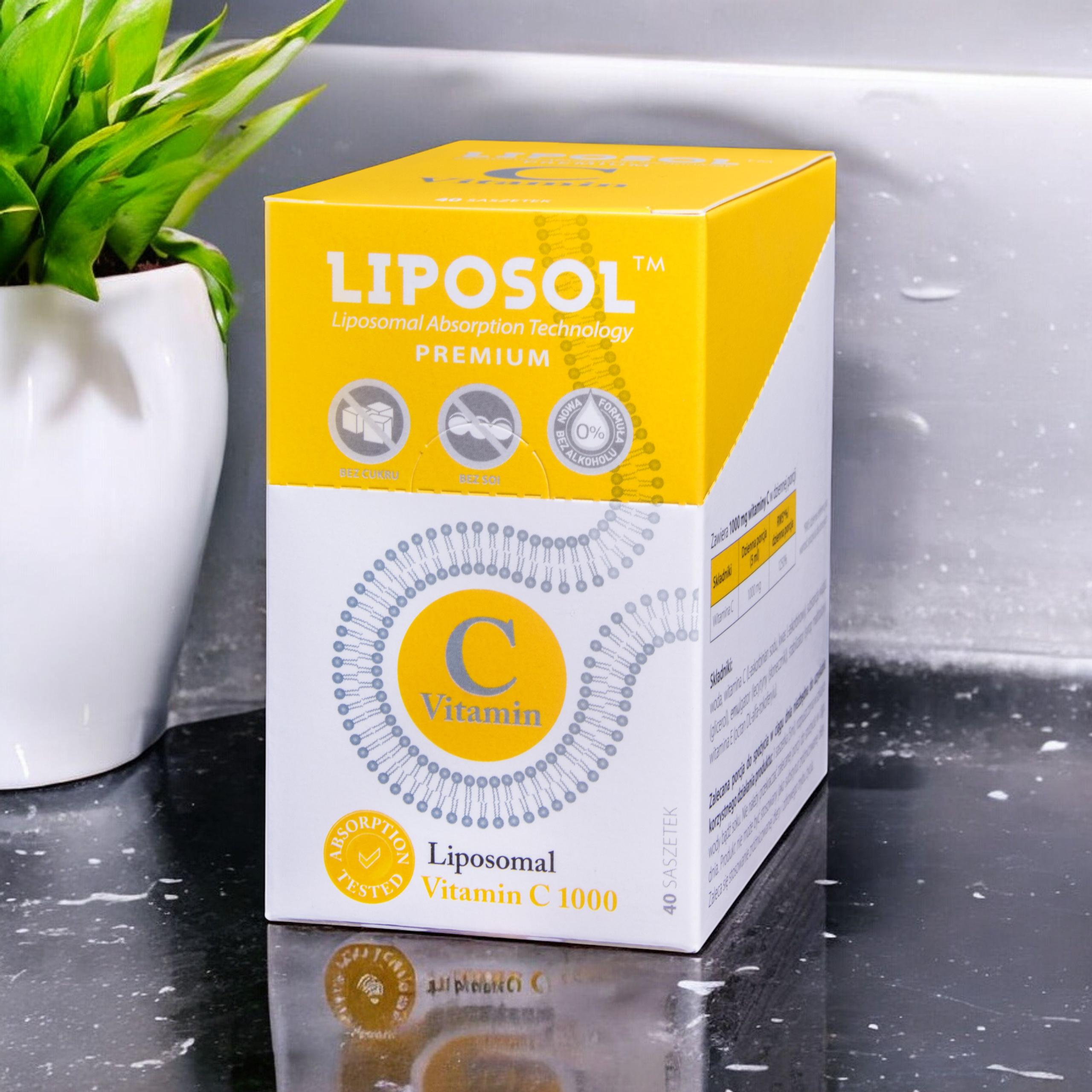 ALINESS Liposol Liposomal Vitamin C 1000 - 40 sachets