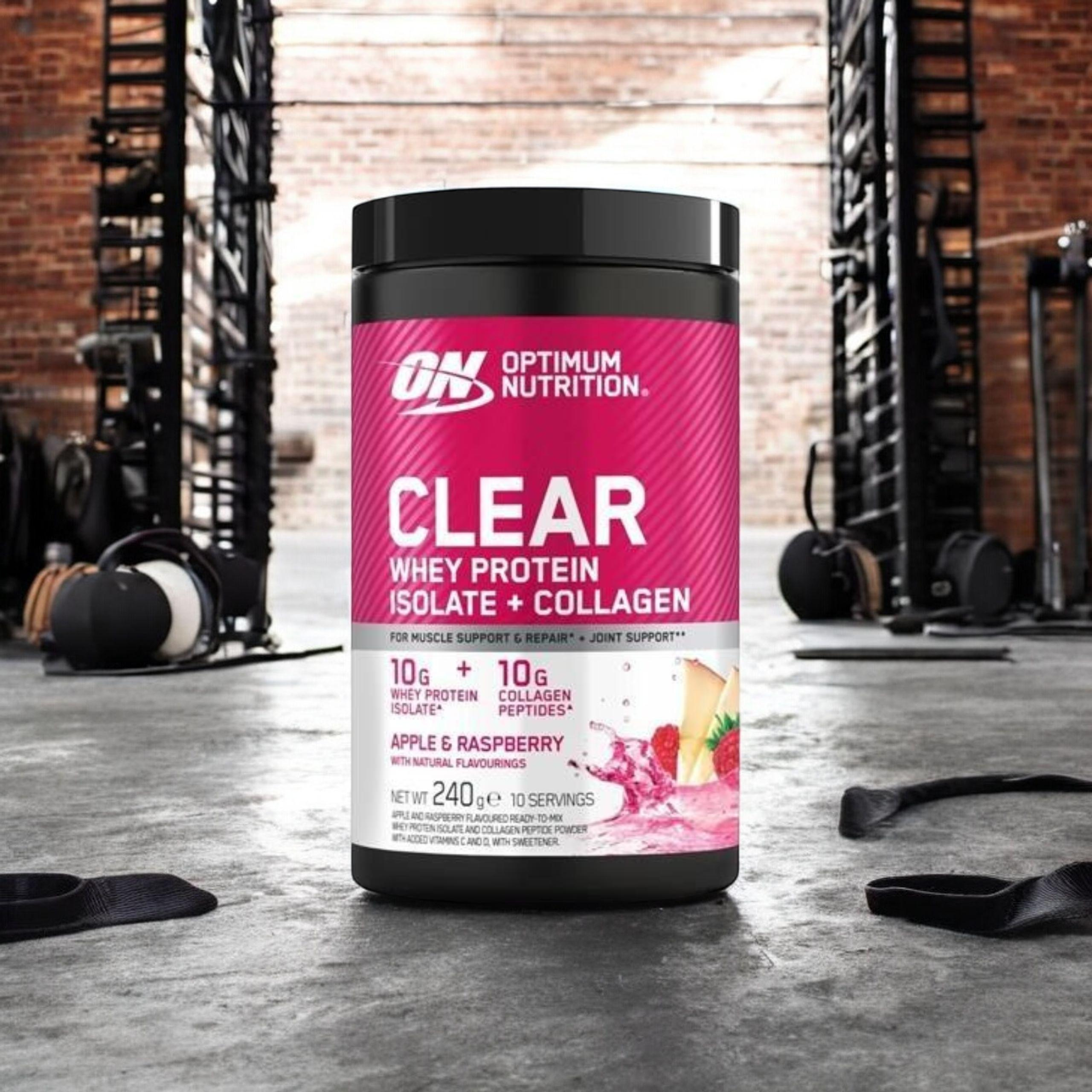 OPTIMUM NUTRITION - Collagène de Lactosérum - 240g - Pomme Framboise