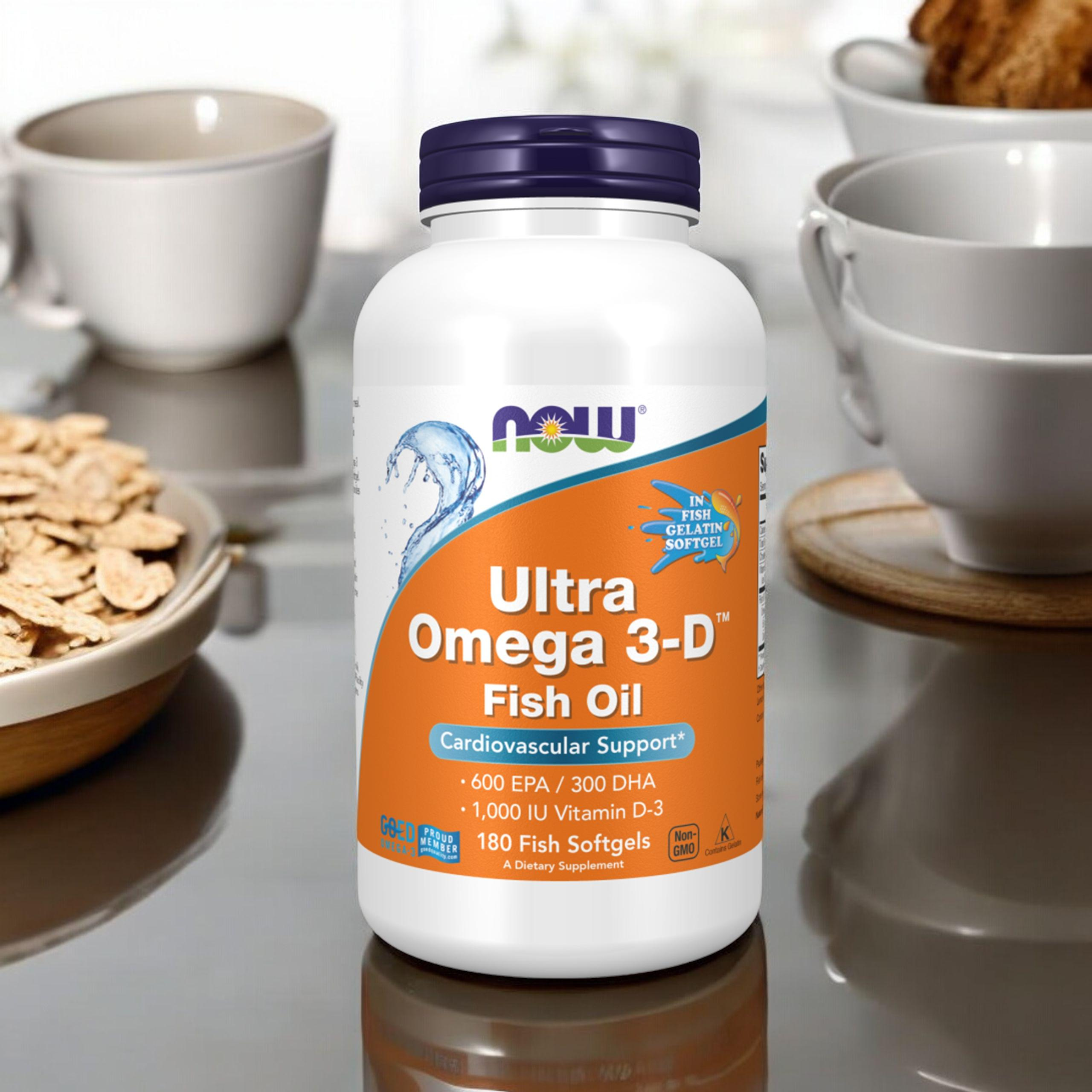 NOW Ultra Omega 3-D Fish Oil - 180softgels