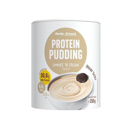 BODY ATTACK Protein Pudding - 210g - Cookies'n Cream - VENTE