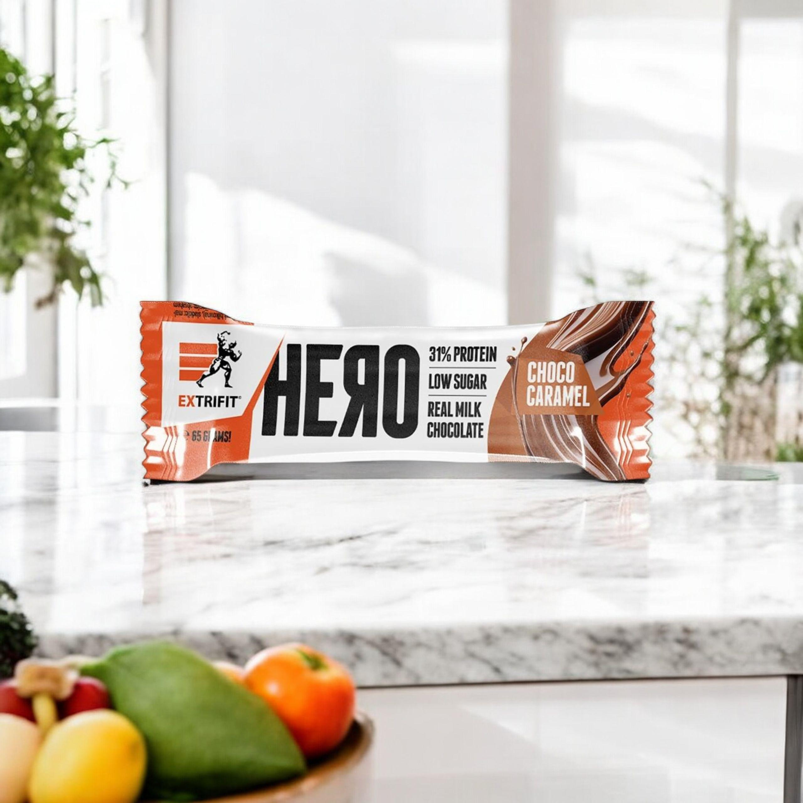 EXTRIFIT - Barre Hero - 65g - Chocolat Caramel