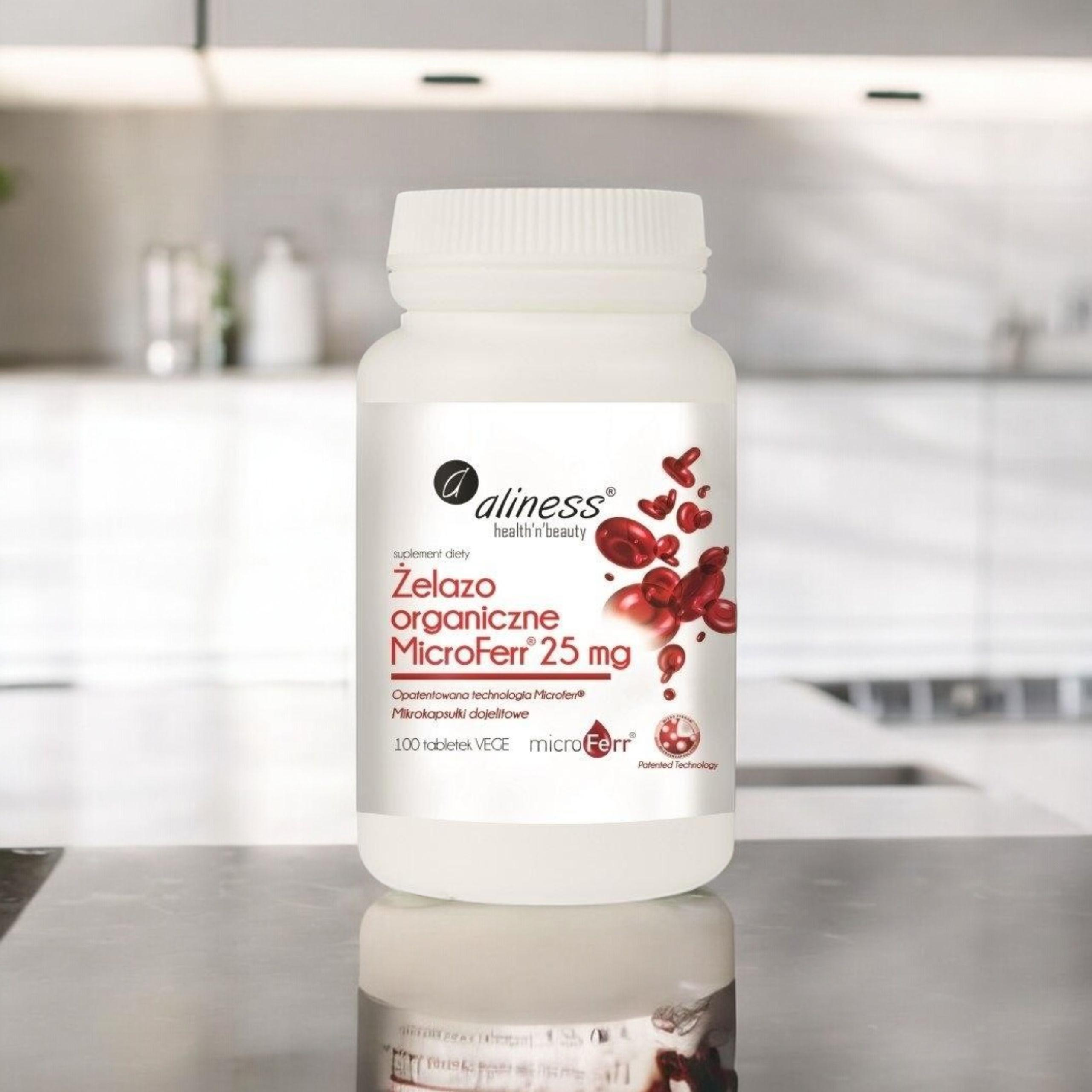 ALINESS - Fer Organique Microferr 25mg - 100tabs.