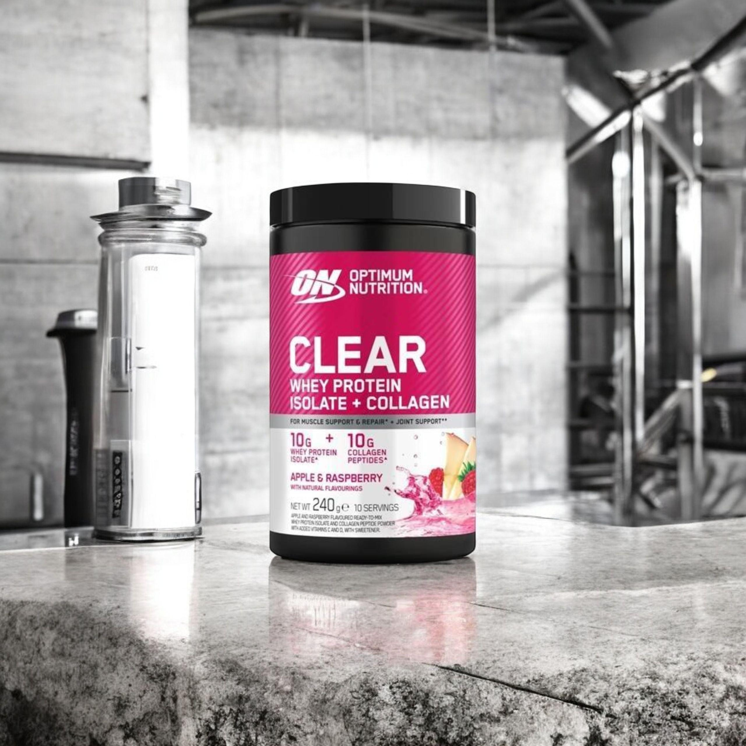 OPTIMUM NUTRITION - Collagène de Lactosérum - 240g - Pomme Framboise