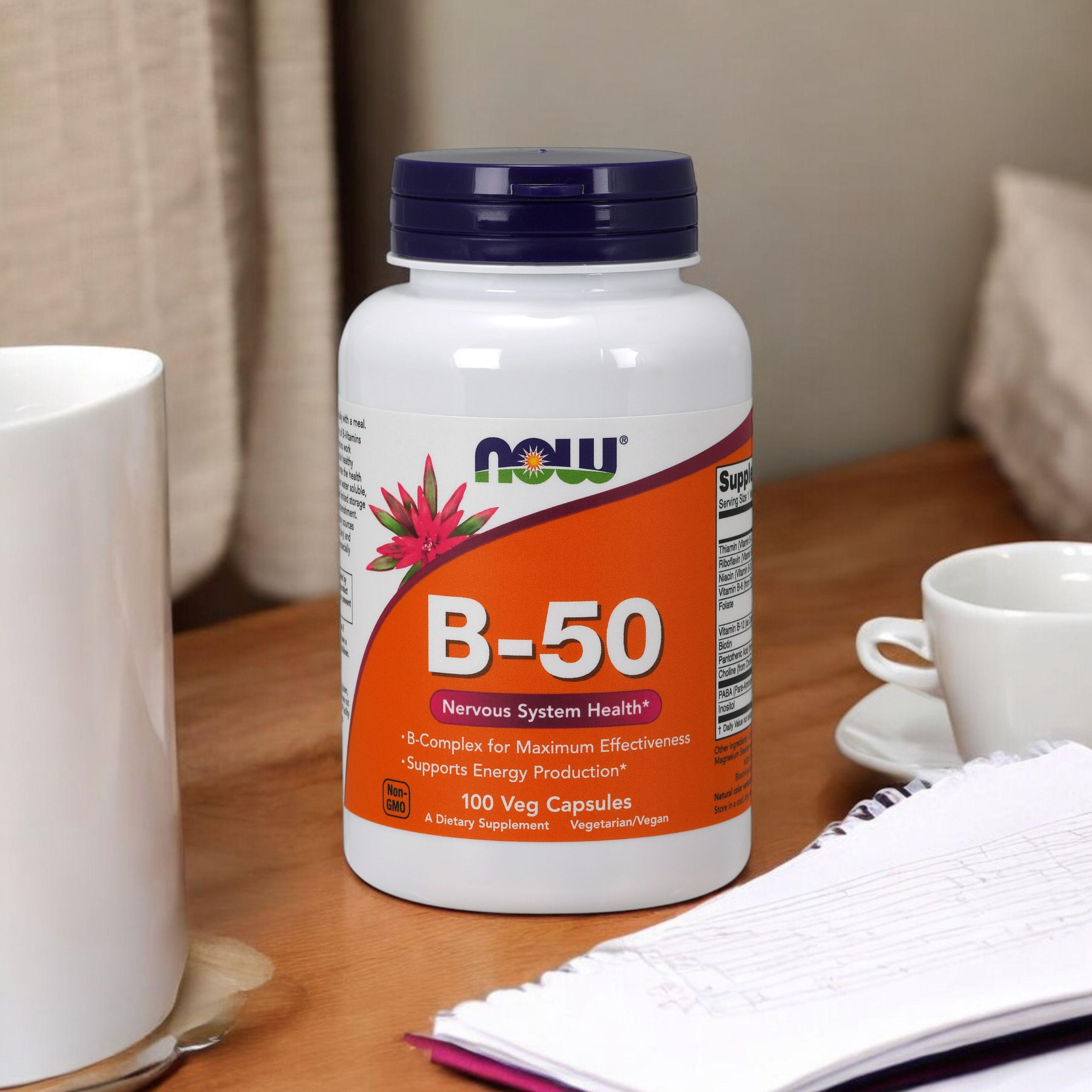 NOW Vitamin B-50 - 100vcaps