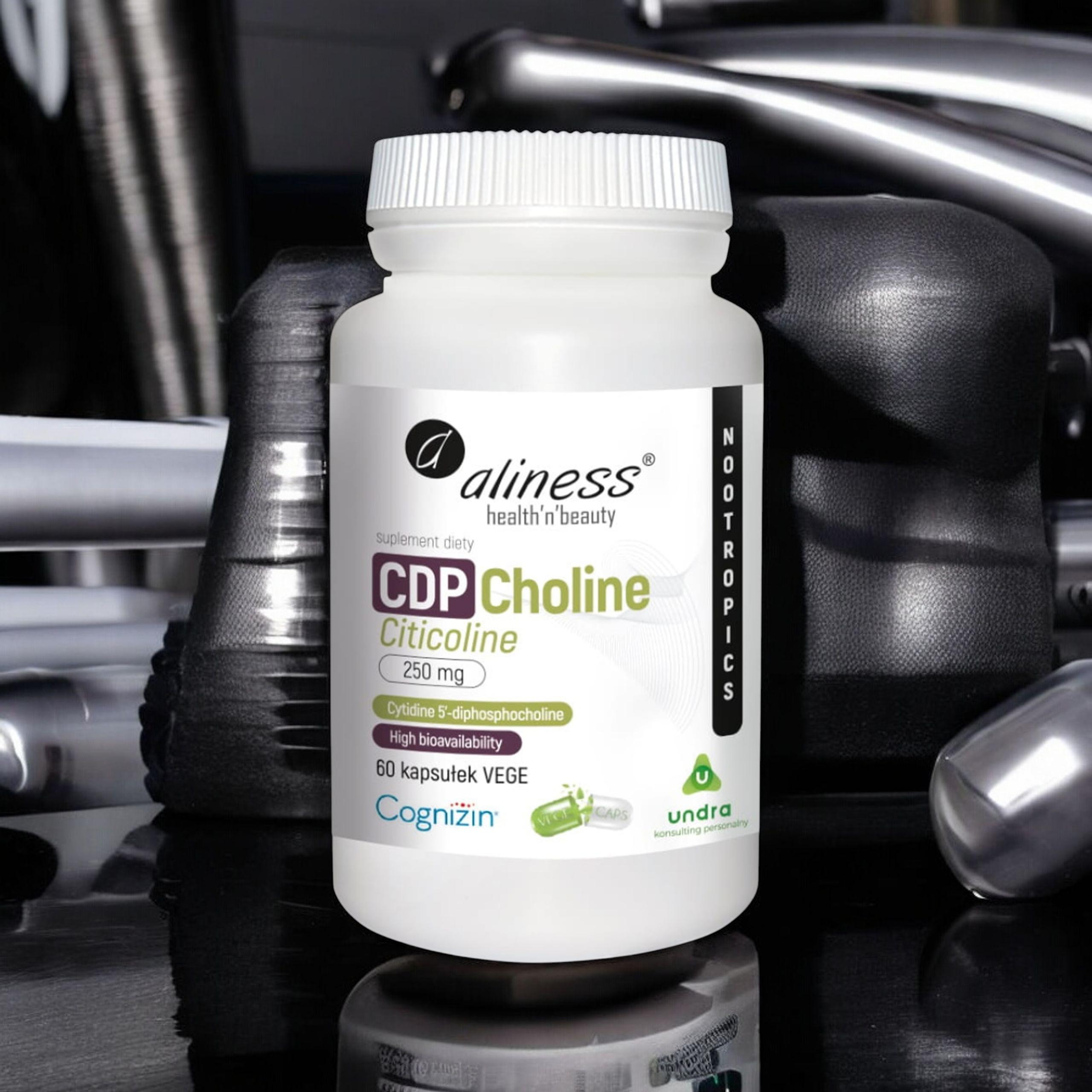 Aliness CDP Choline 250mg - 60vcaps.