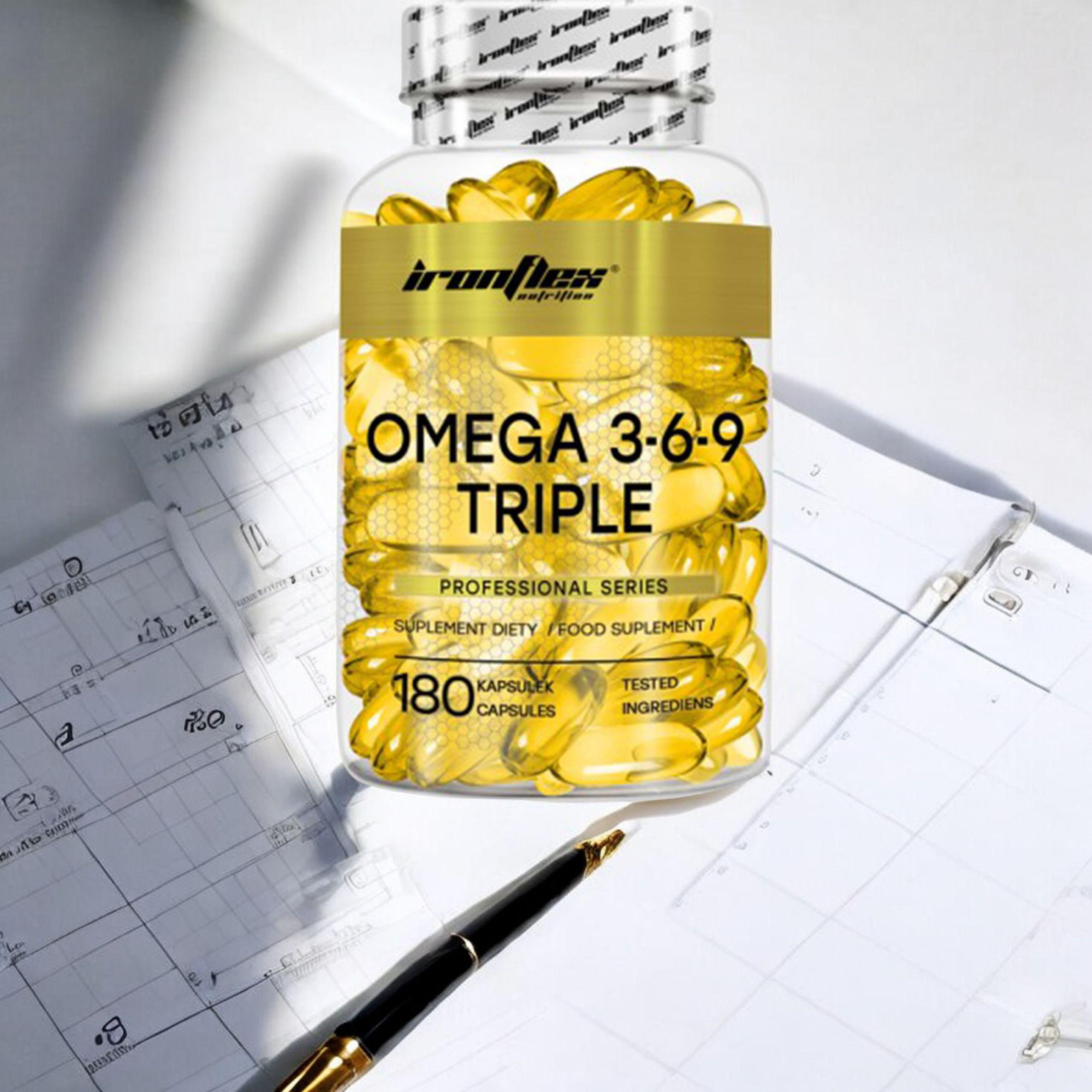 IronFlex Omega 3-6-9 Triple - 180caps.