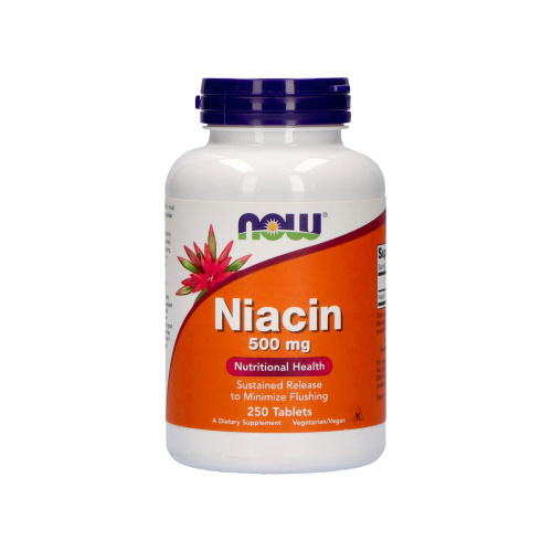 NOW Niacin 500mg - 250tabs