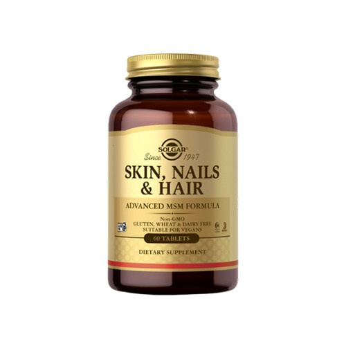 SOLGAR Skin Nails Hair - 60tabs - Peau Cheveux Ongles