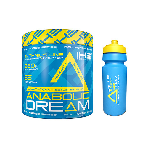 IRON HORSE Anabolic Dream - 280g + Bidon Anabolic Dream - 650ml en Cadeau !