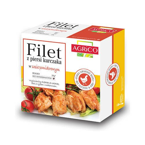 AGRICO Filet de poitrine de poulet en sauce tomate - 160g
