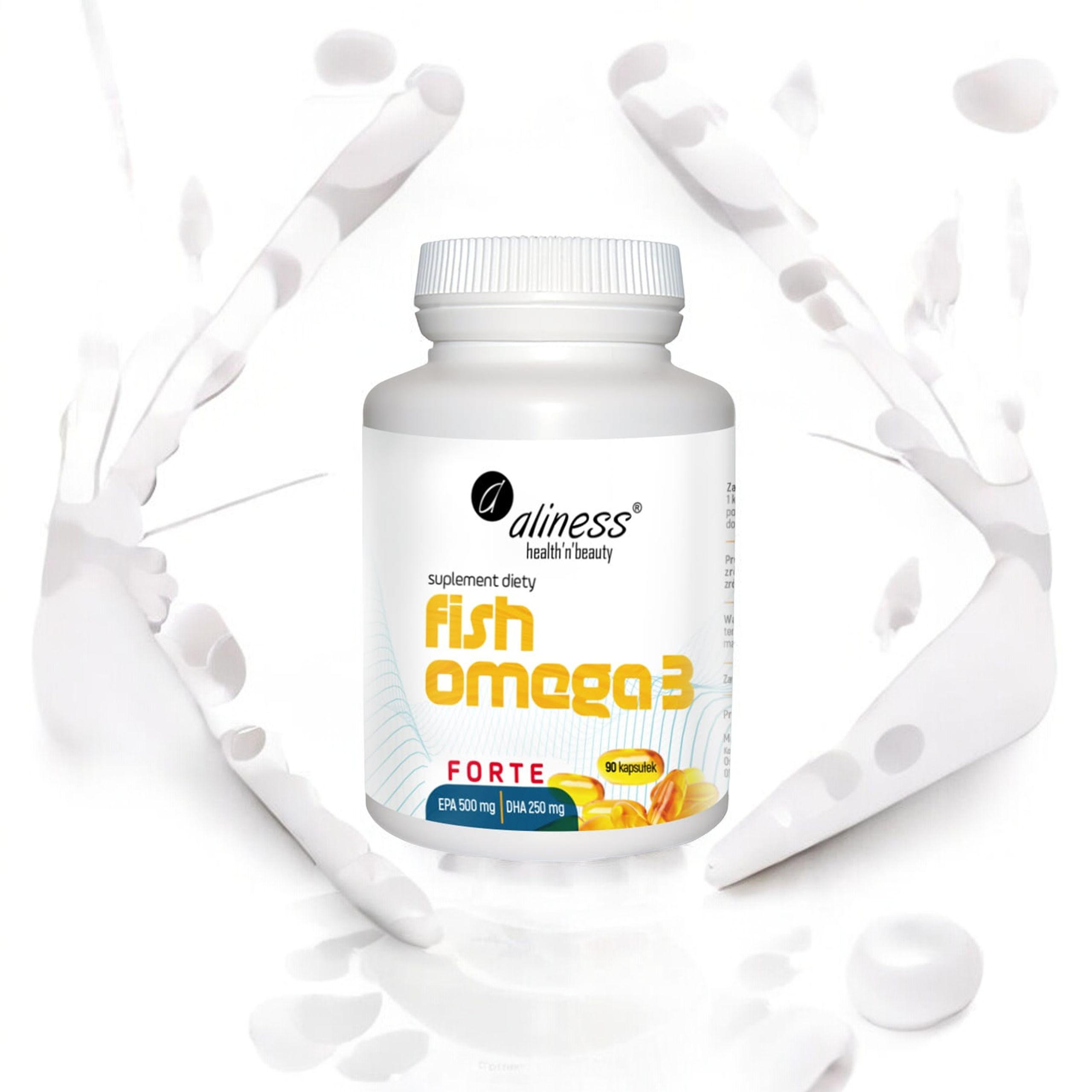 ALINESS - Oméga 3 de Poisson Forte EPA 500mg DHA 250mg - 60 gélules