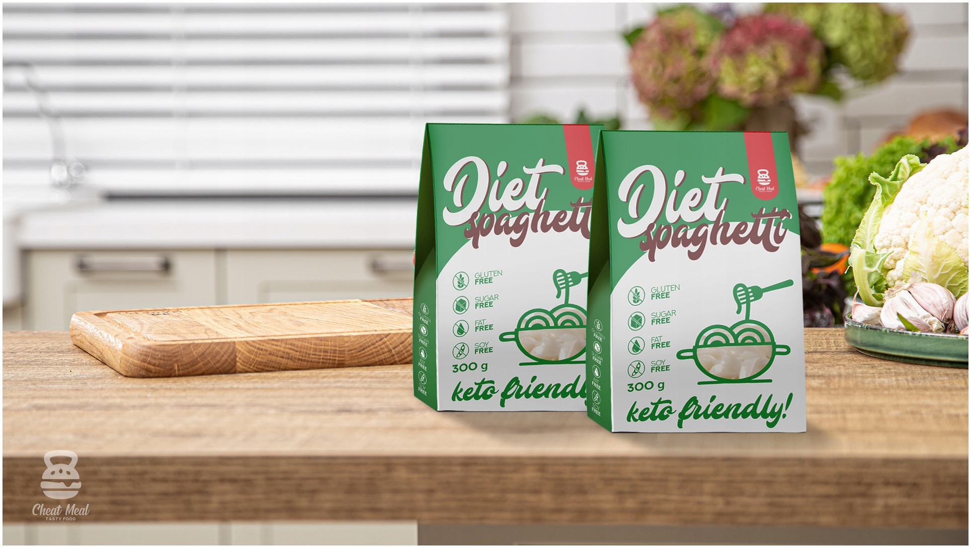 Cheat Meal Nutrition Diet Spaghetti - 6x 400g (6x 300g netto) - Pâtes diététiques