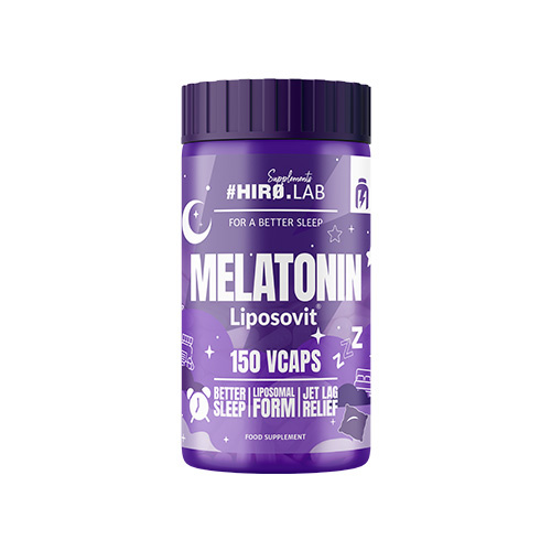 HIRO.LAB - Mélatonine Liposovit - 150 gélules végétales.