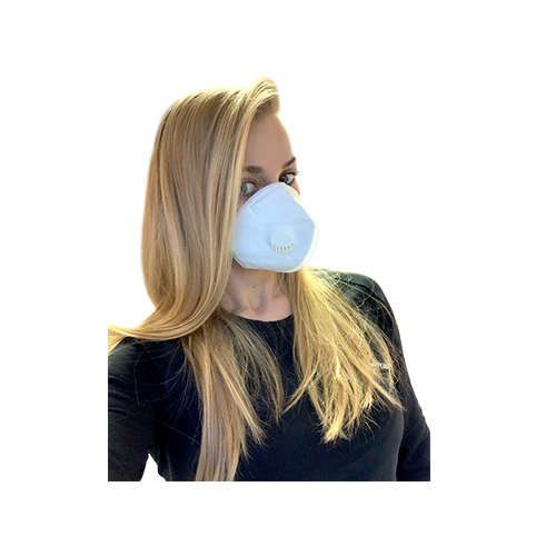 MP GENERATION Masque de protection réutilisable avec filtre FFP3 - 1 szt. + Gratis Masque jetable certifié 3 couches - 1szt