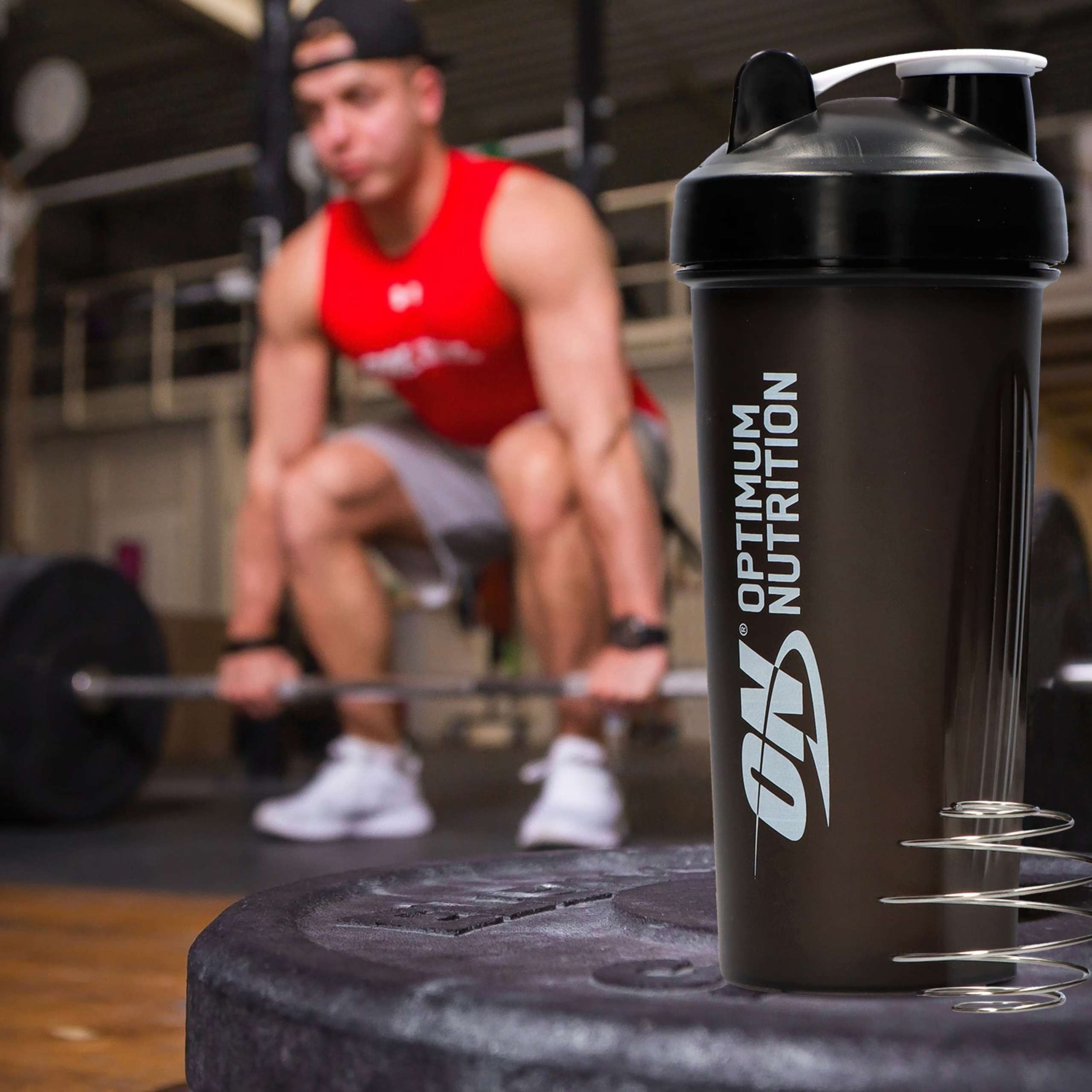 OPTIMUM NUTRITION Shaker ON - 600ml - Black