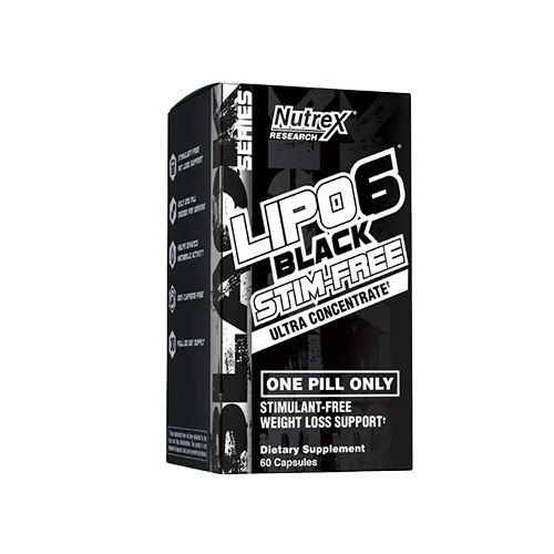 NUTREX Lipo 6 Black Ultra Concentrate Stim-Free - 60caps