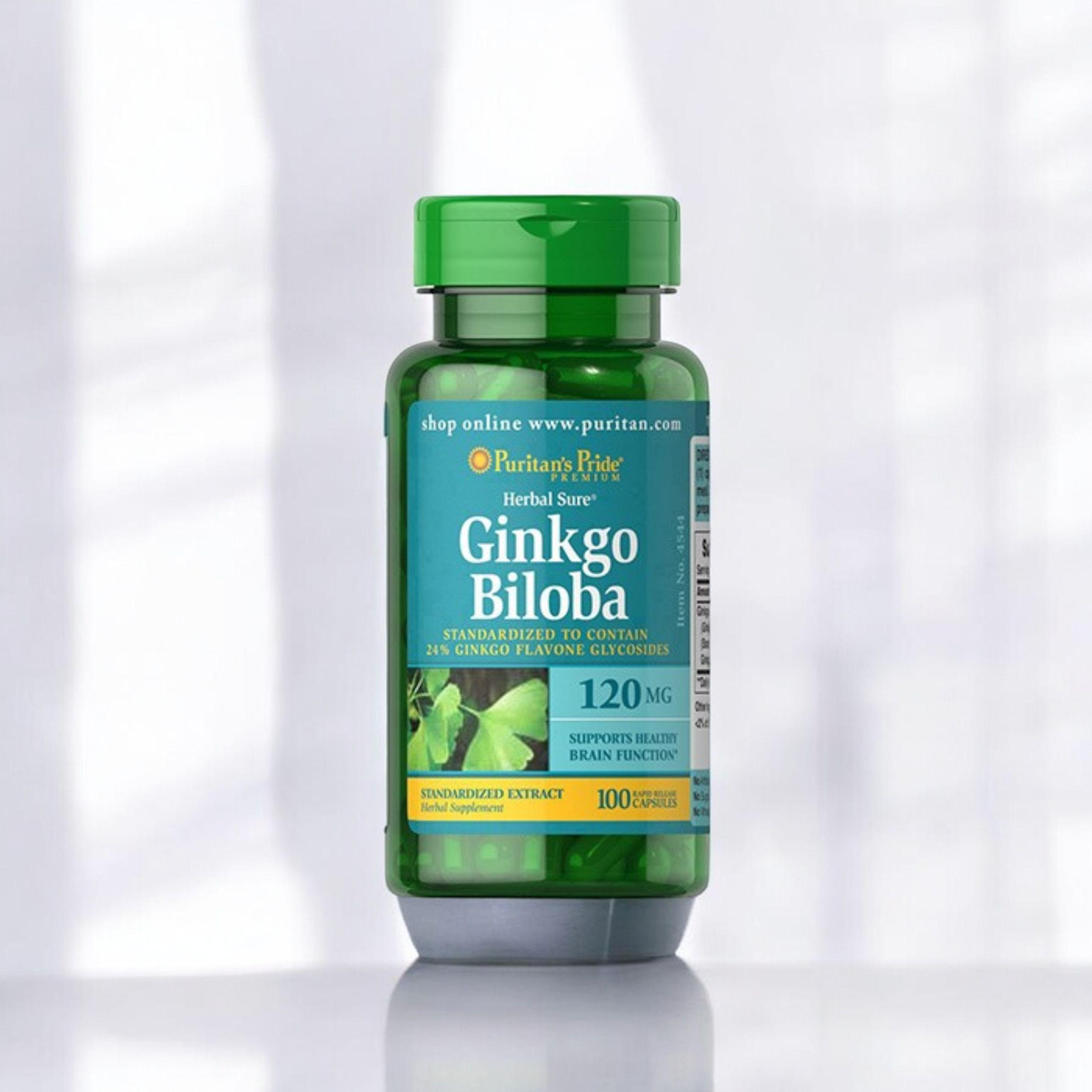 Puritan's Pride Ginkgo Biloba 120mg - 100caps