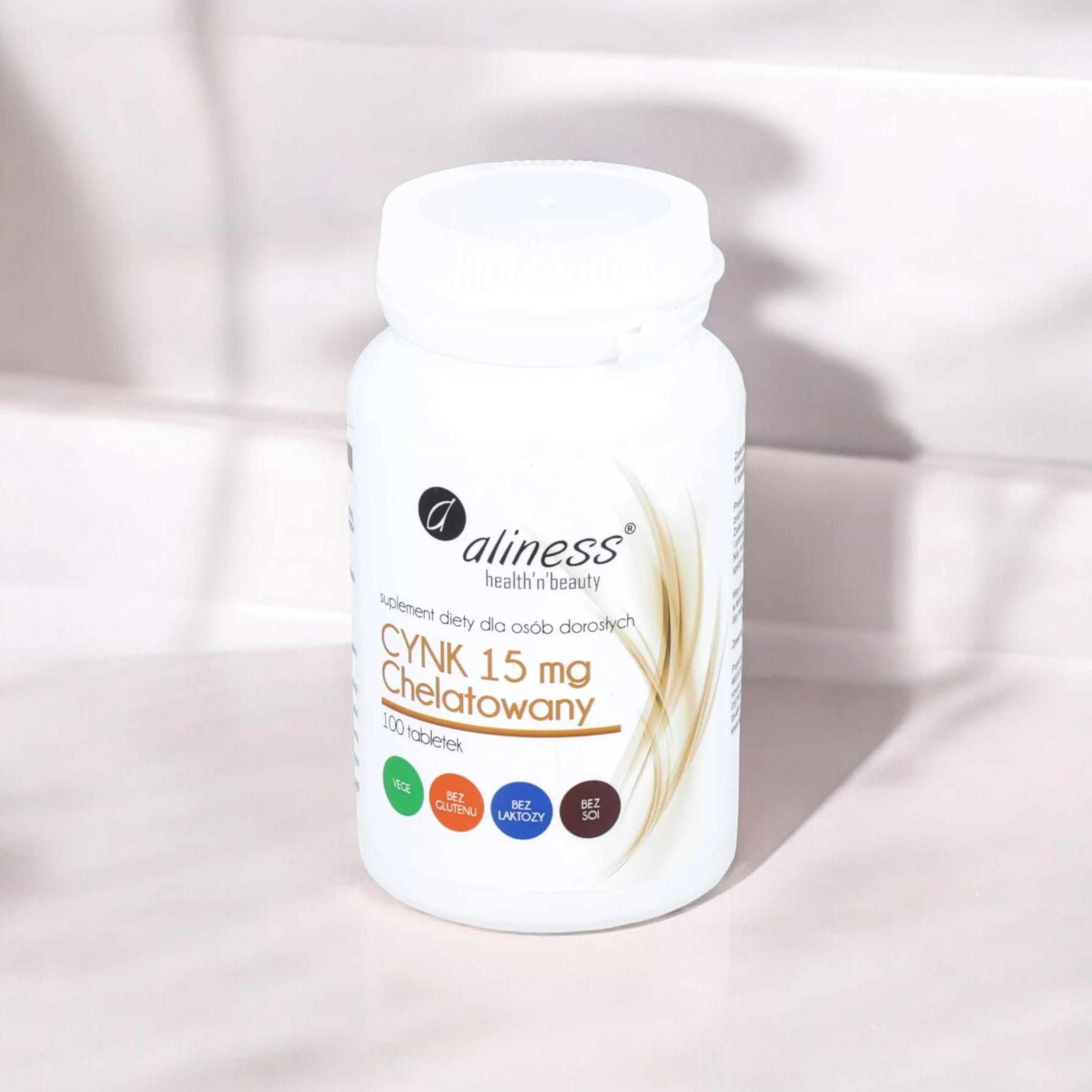 ALINESS - Zinc Chélaté 15mg - 100vtabs.