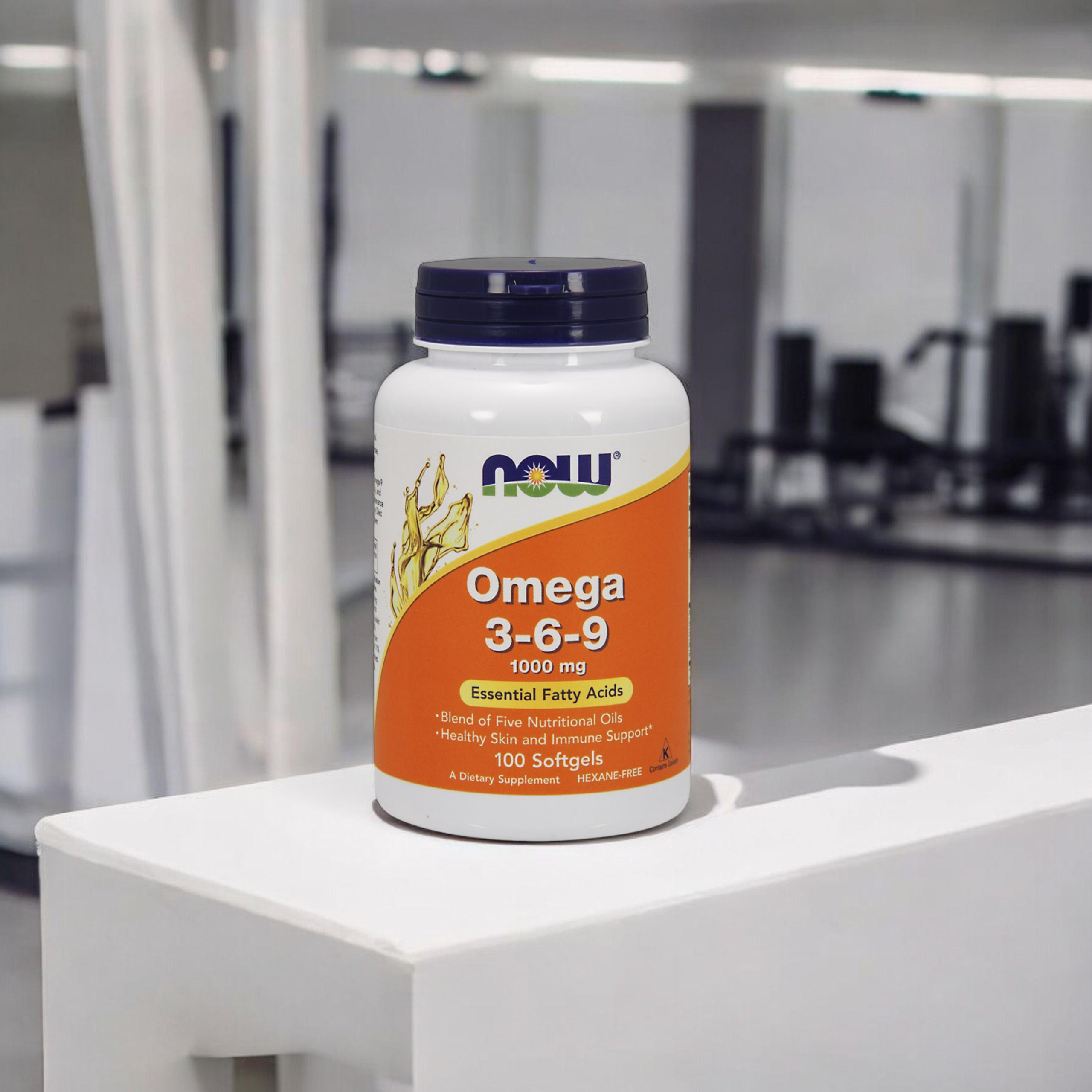 NOW Omega-3-6-9 1000mg - 100softgels