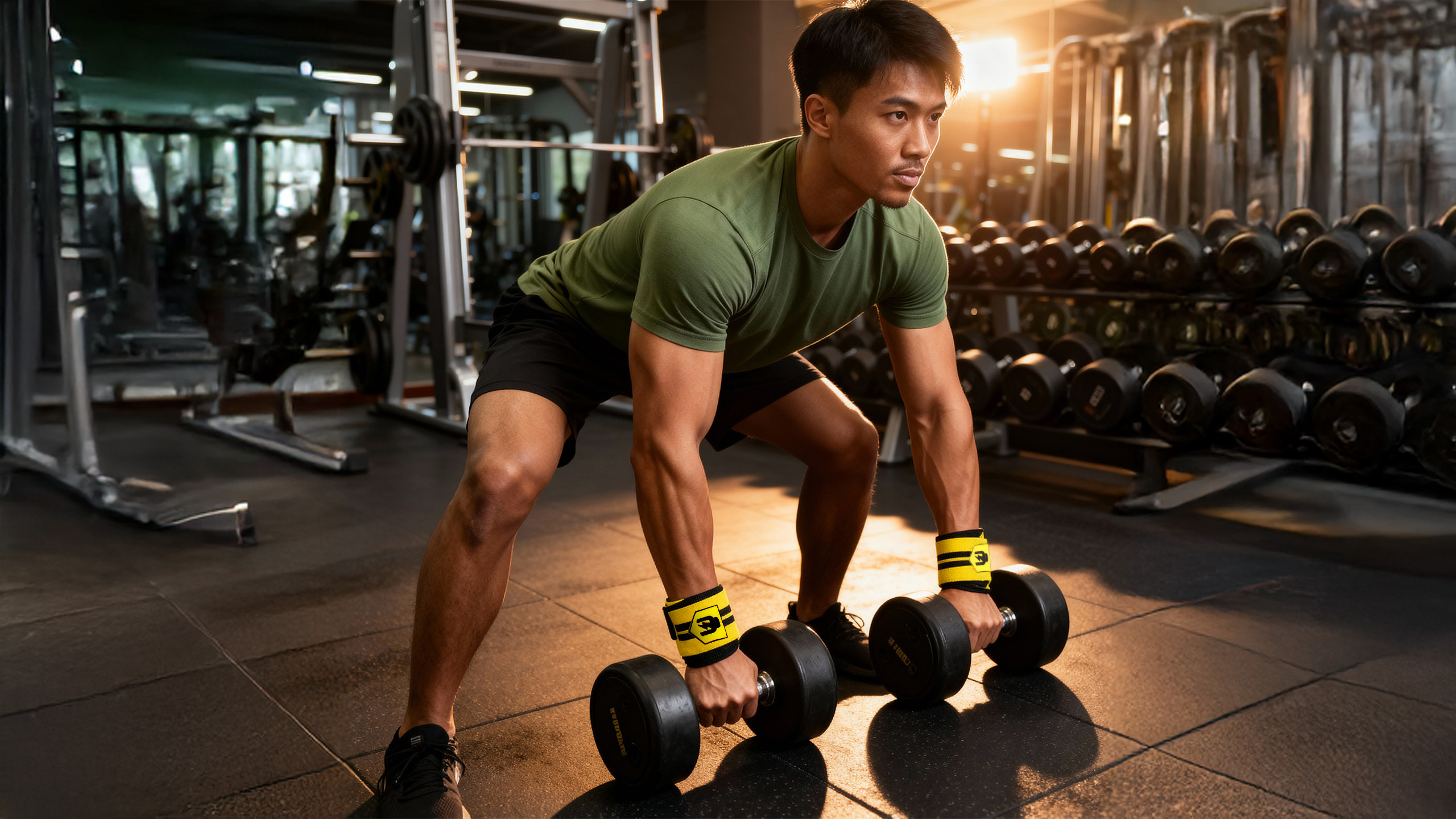 HIRO.LAB Wrist Wrap - Rubber Logo New - Black - Sangles pour soulever des poids