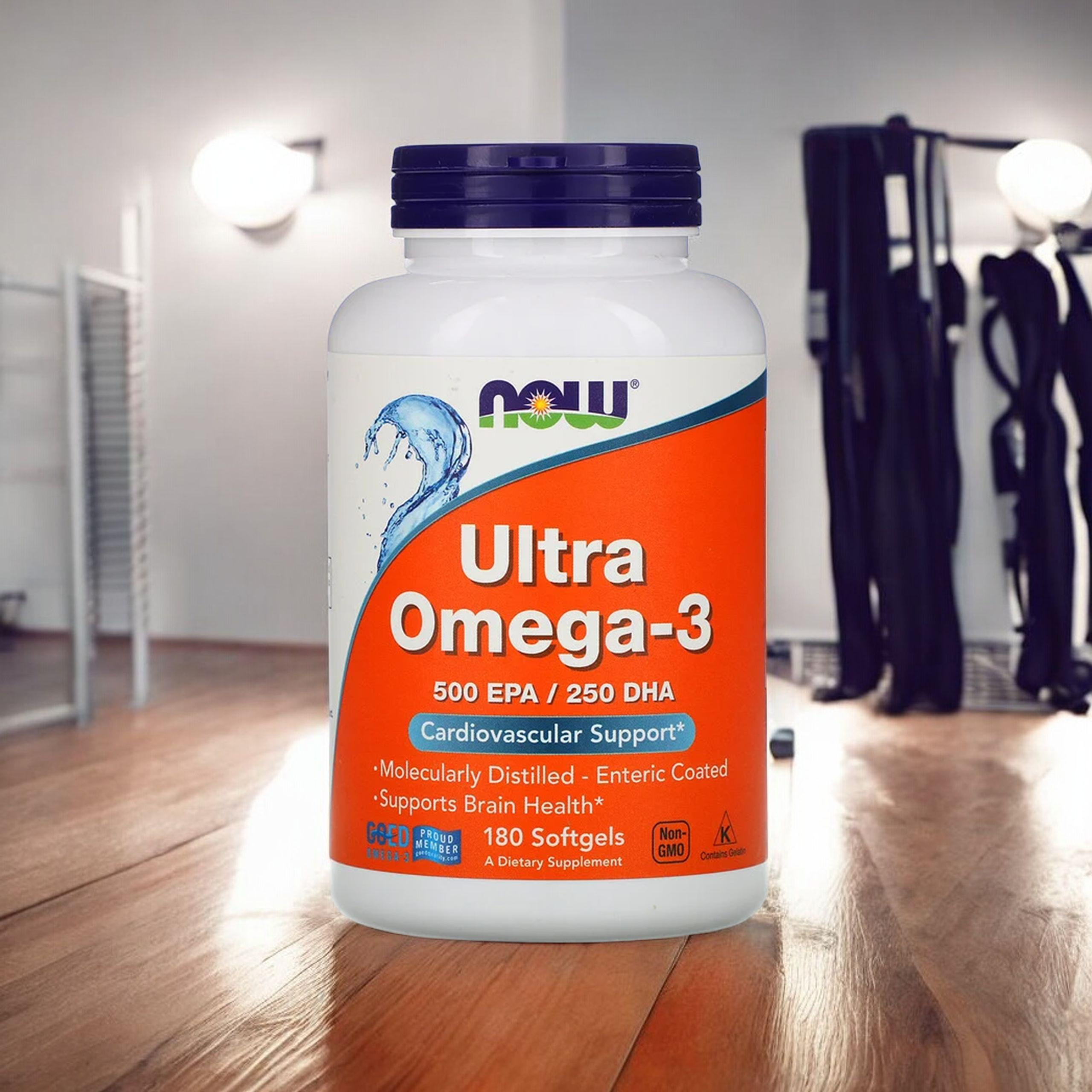 NOW Ultra Omega 3 - 500 EPA / 250 DHA - 180softgels