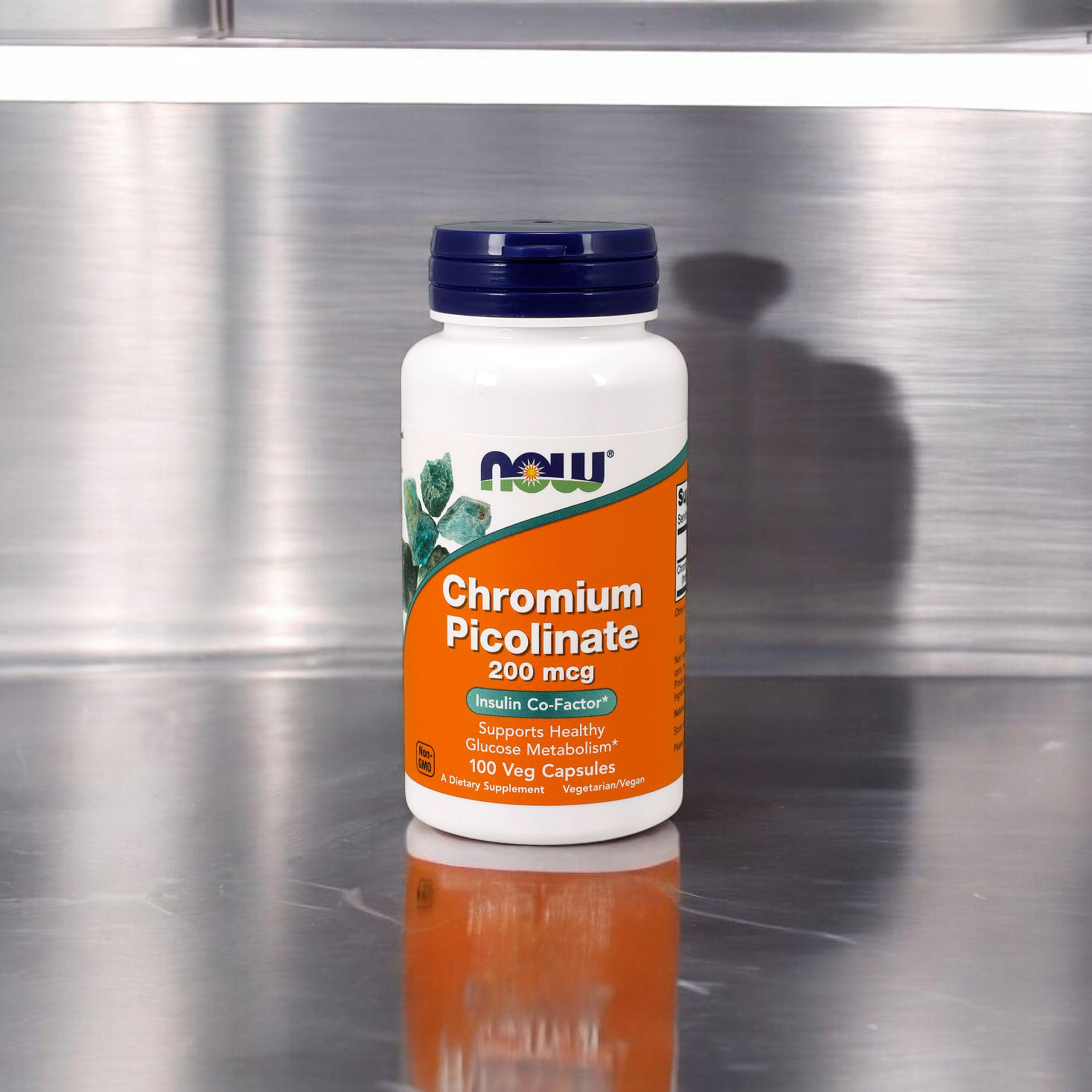 NOW Chromium Picolinate - 100vcaps