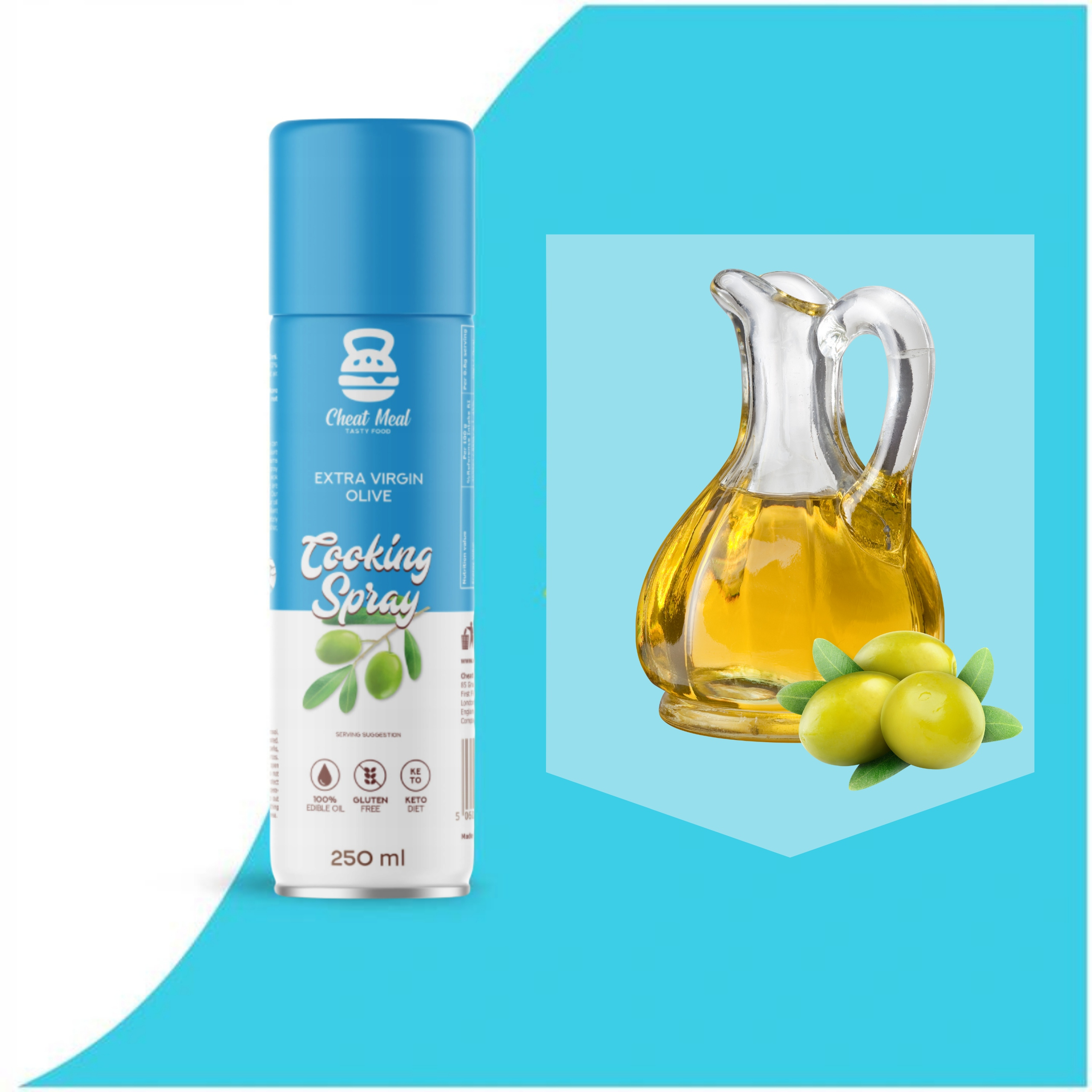 Pâtes Konjac Tagliatelle 400g + Spray d’huile d’olive Cheat ENSEMBLE