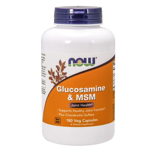 NOW Glucosamine & MSM - 180vegcaps