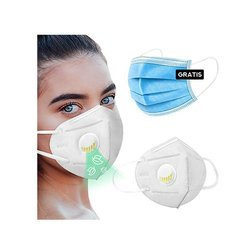 MP GENERATION Masque de Protection Réutilisable avec filtre KN95 FFP2 - 1pièce.+ Gratuit Masque à usage unique certifié 3 couches - 1pièce