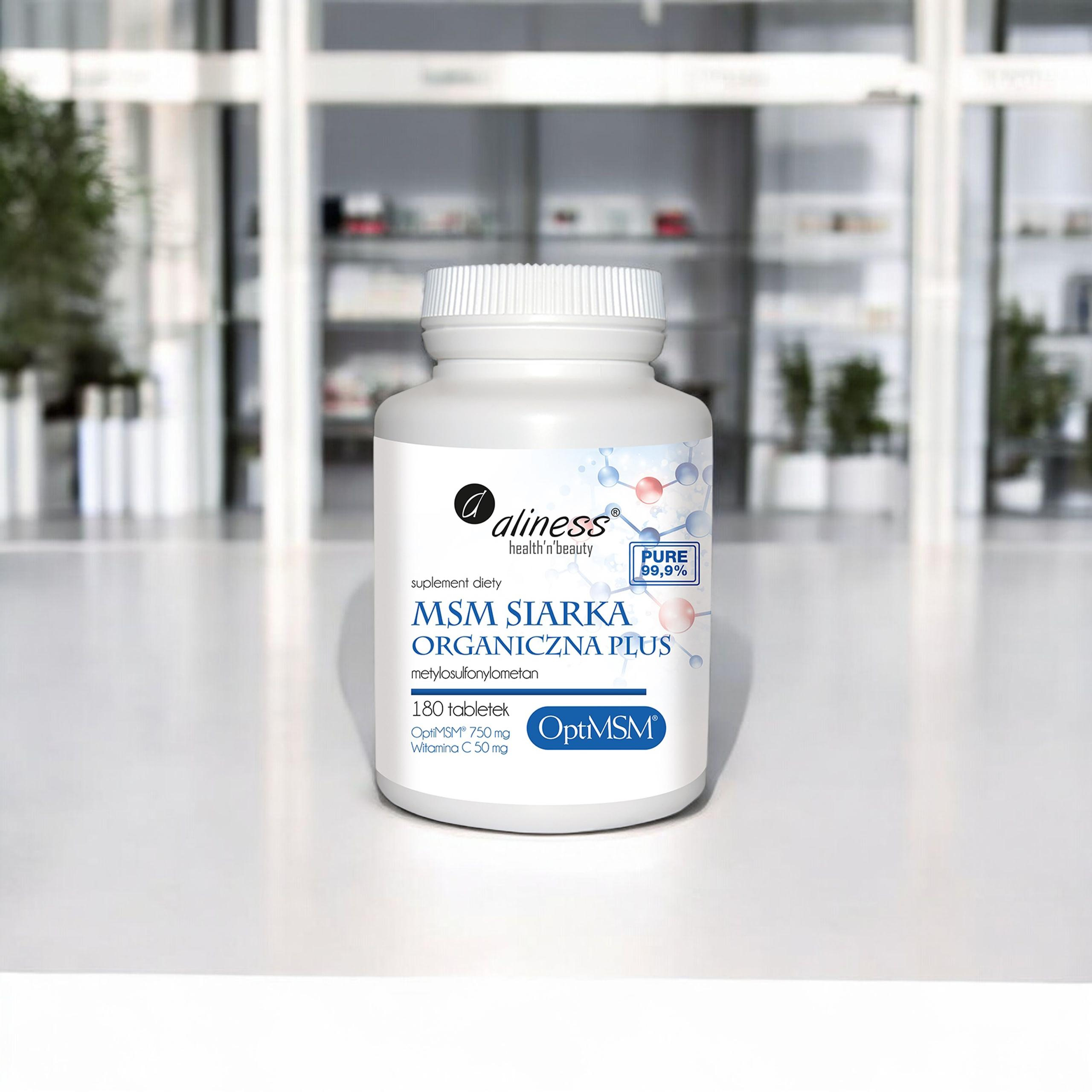 ALINESS MSM Soufre Organique PLUS - 180tabs