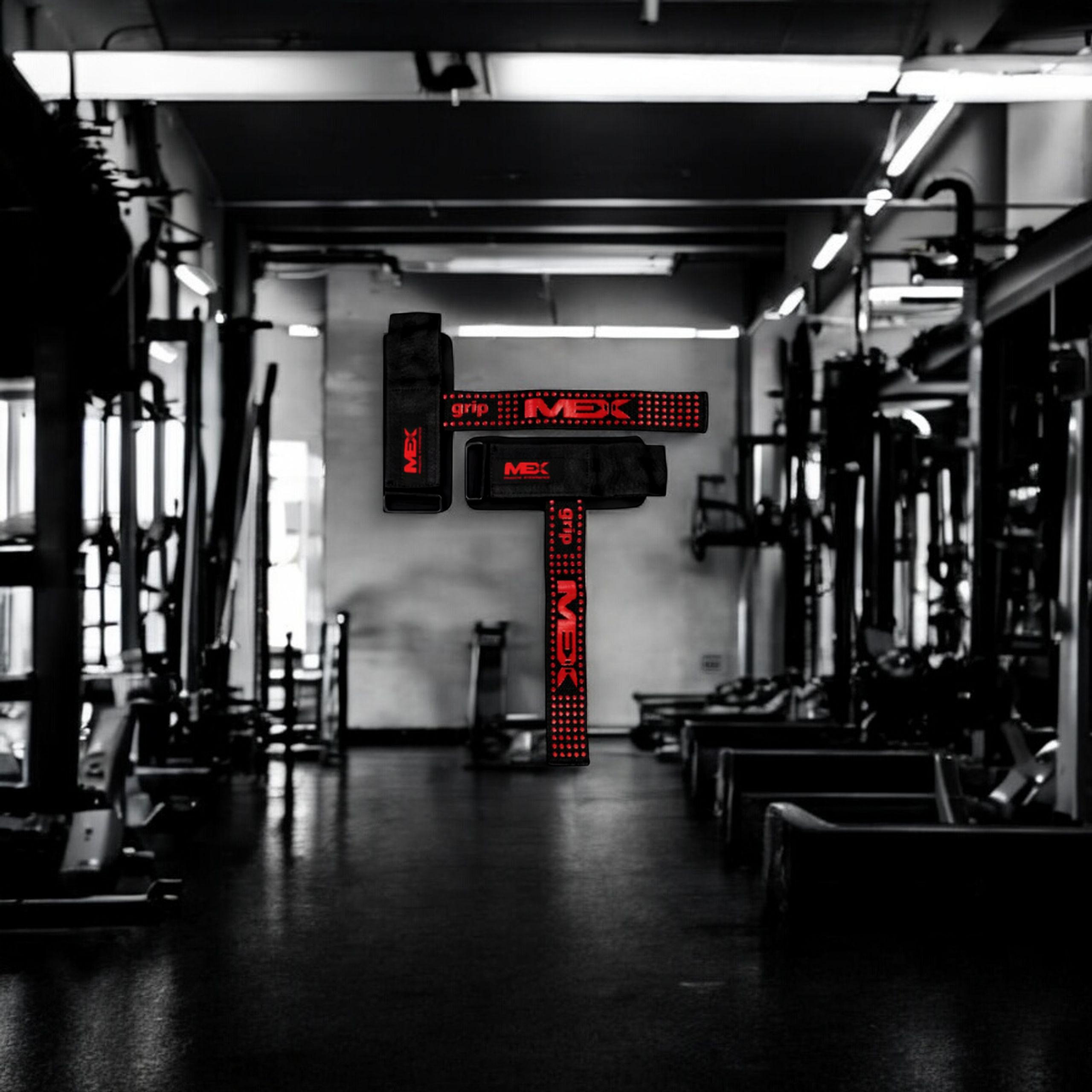 MEX NUTRITION - Sangles de levage V-Pro - Noir