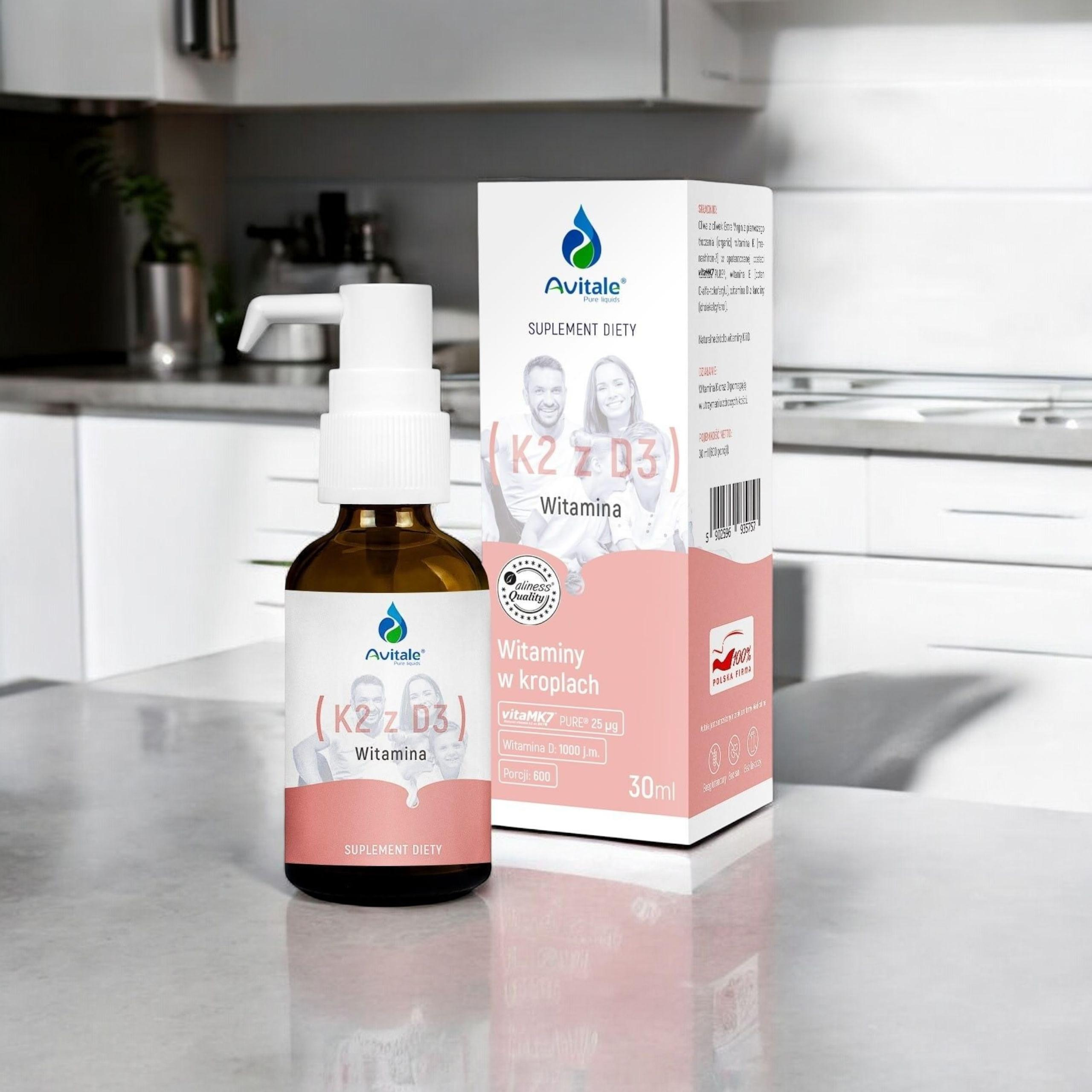 ALINESS - Avitale Vitamine K2 avec D3 - 30ml