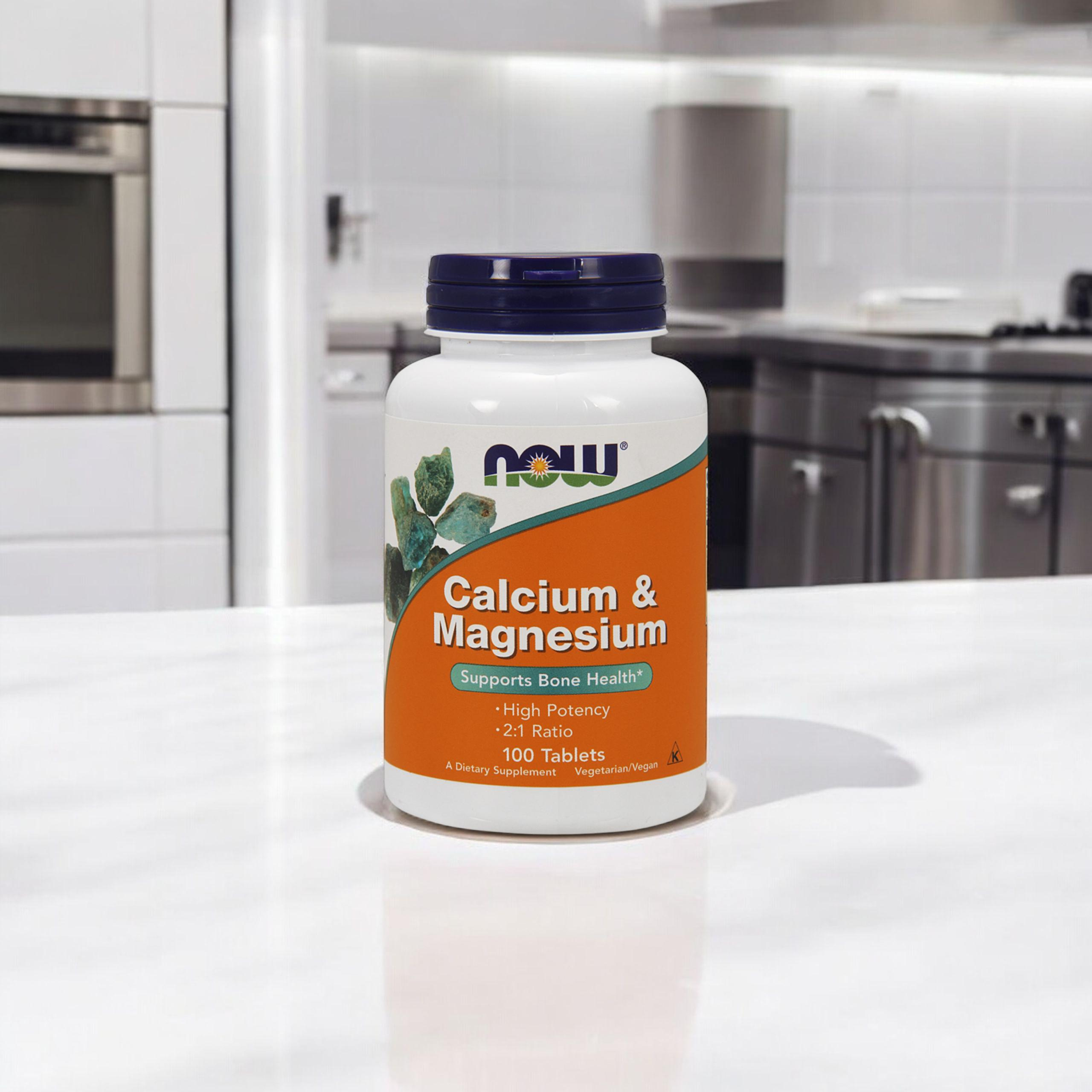 NOW Calcium and Magnesium - 100tabs