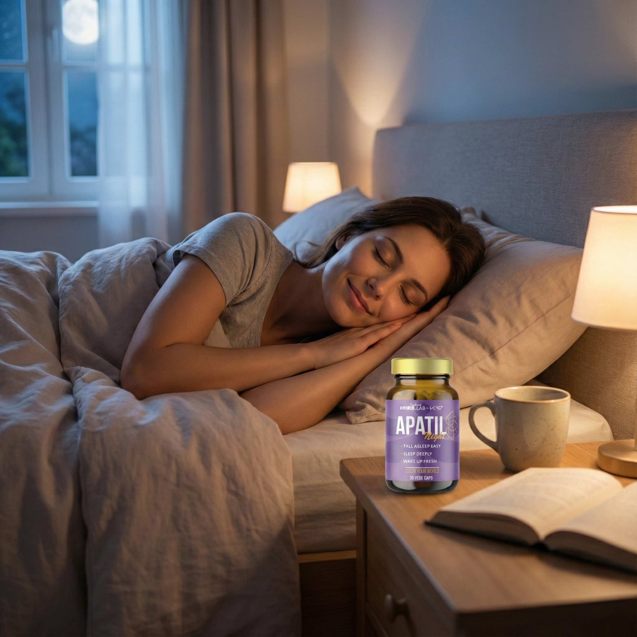 Hiro.Lab x Kamila Wybrańczyk - Apatil Night - supplément pour le sommeil