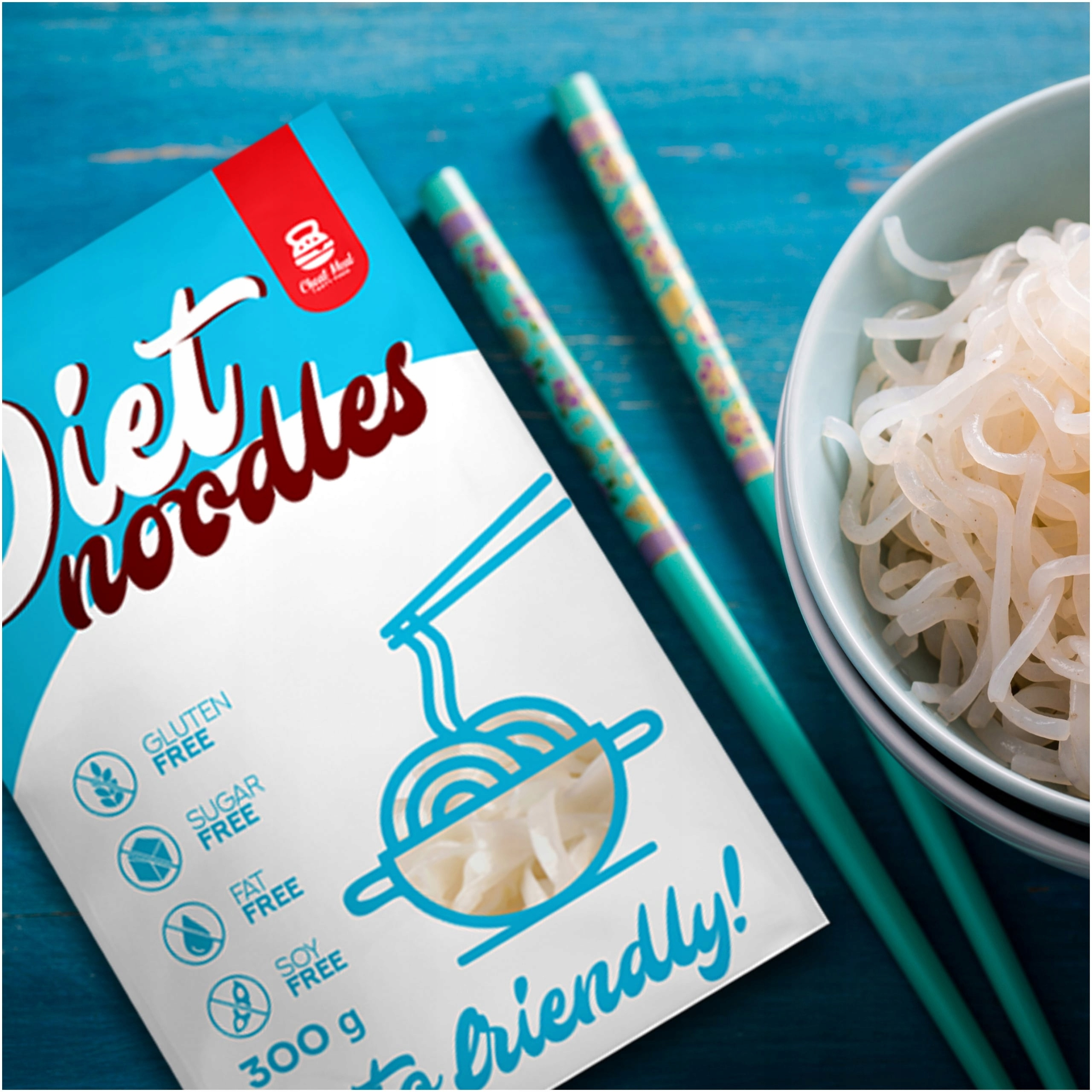 Cheat Meal Nutrition Diet 2x Tagliatelle + 2x Noodles - 4x 400g (4x 300g netto) - Pâtes diététiques