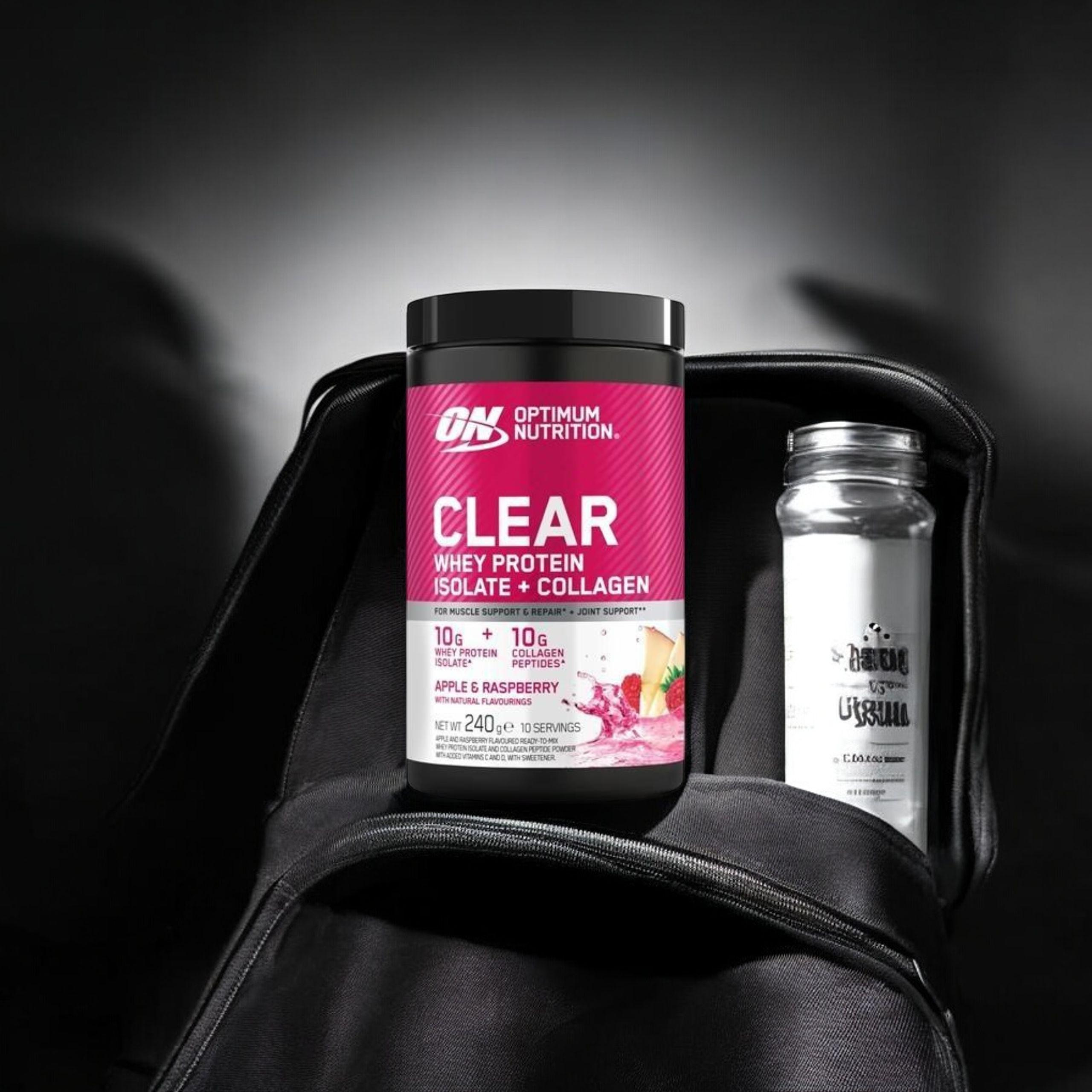 OPTIMUM NUTRITION - Collagène de Lactosérum - 240g - Pomme Framboise