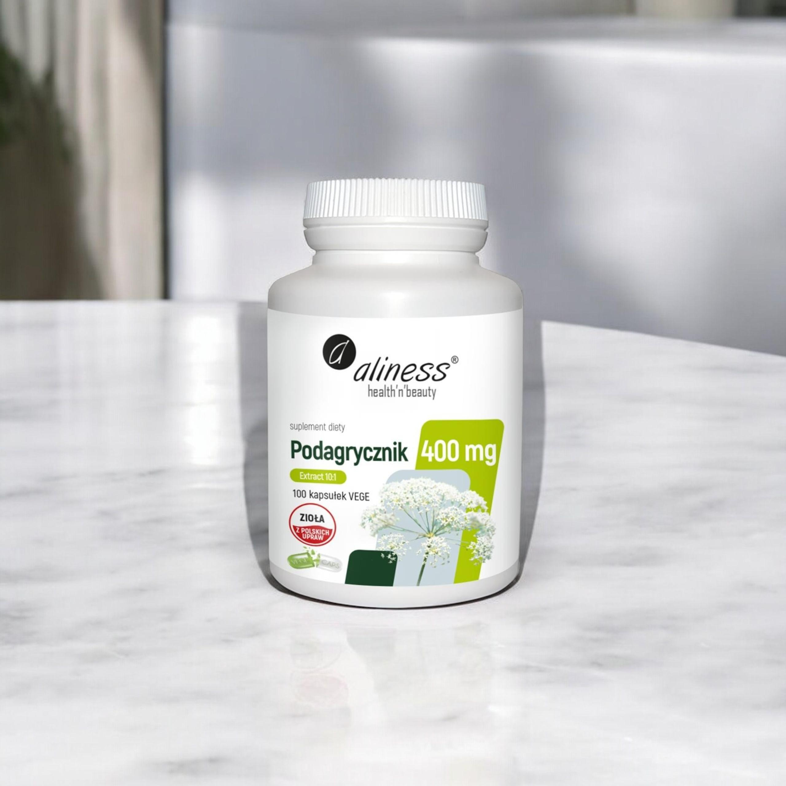 ALINESS - Extrait de Podagraire 10:1 400mg - 100vcaps.