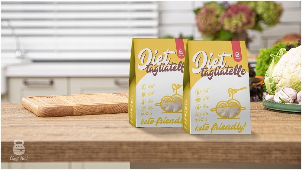 Cheat Meal Nutrition Diet 2x Tagliatelle + 2x Noodles - 4x 400g (4x 300g netto) - Pâtes diététiques