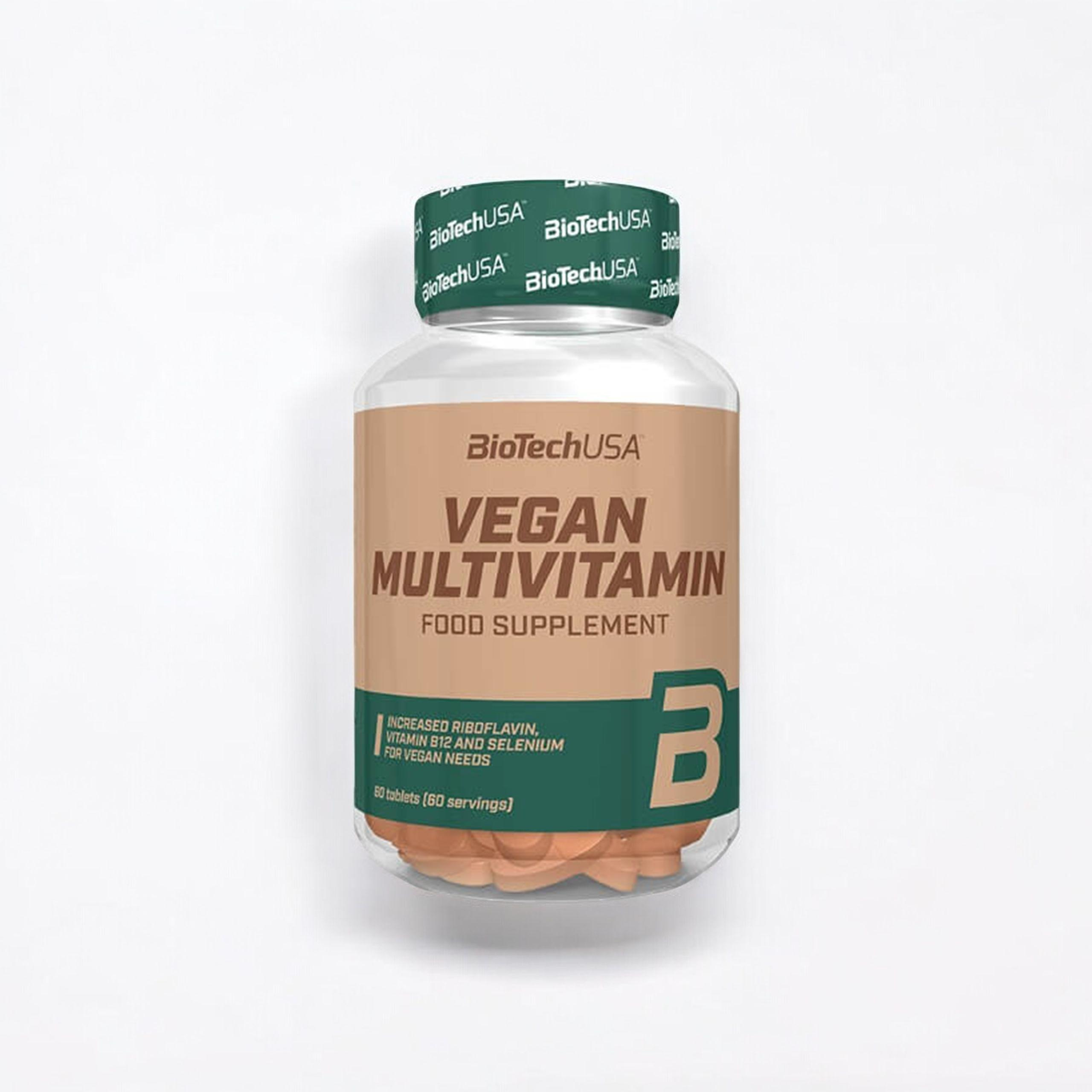 BioTech USA Vegan Multivitamin - 60tabs. - Multivitamine pour les végétaliens