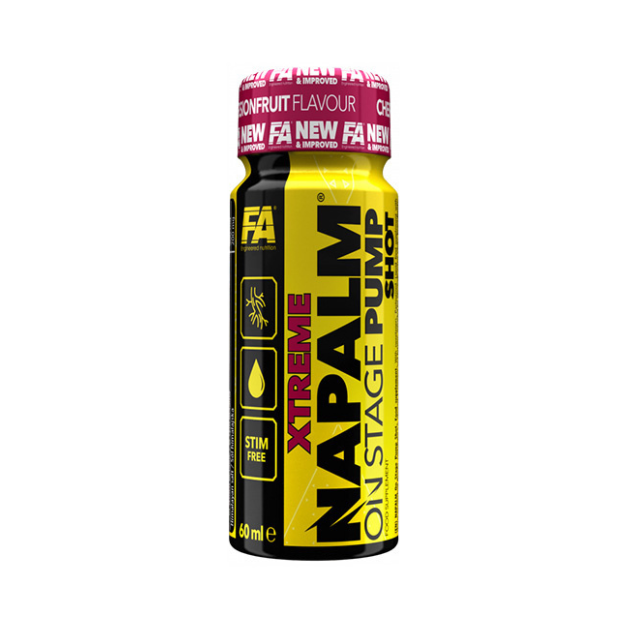 FITNESS AUTHORITY - Xtreme Napalm On Stage SF Shot - 24x 60ml