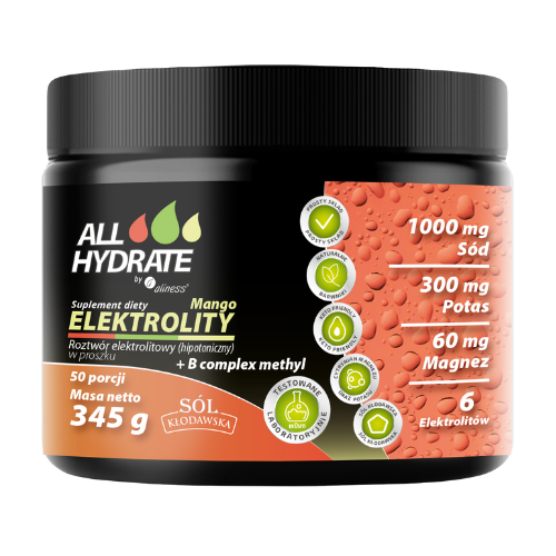 ALINESS - ALL Hydrate Électrolytes + B Complex Methyl - 345g