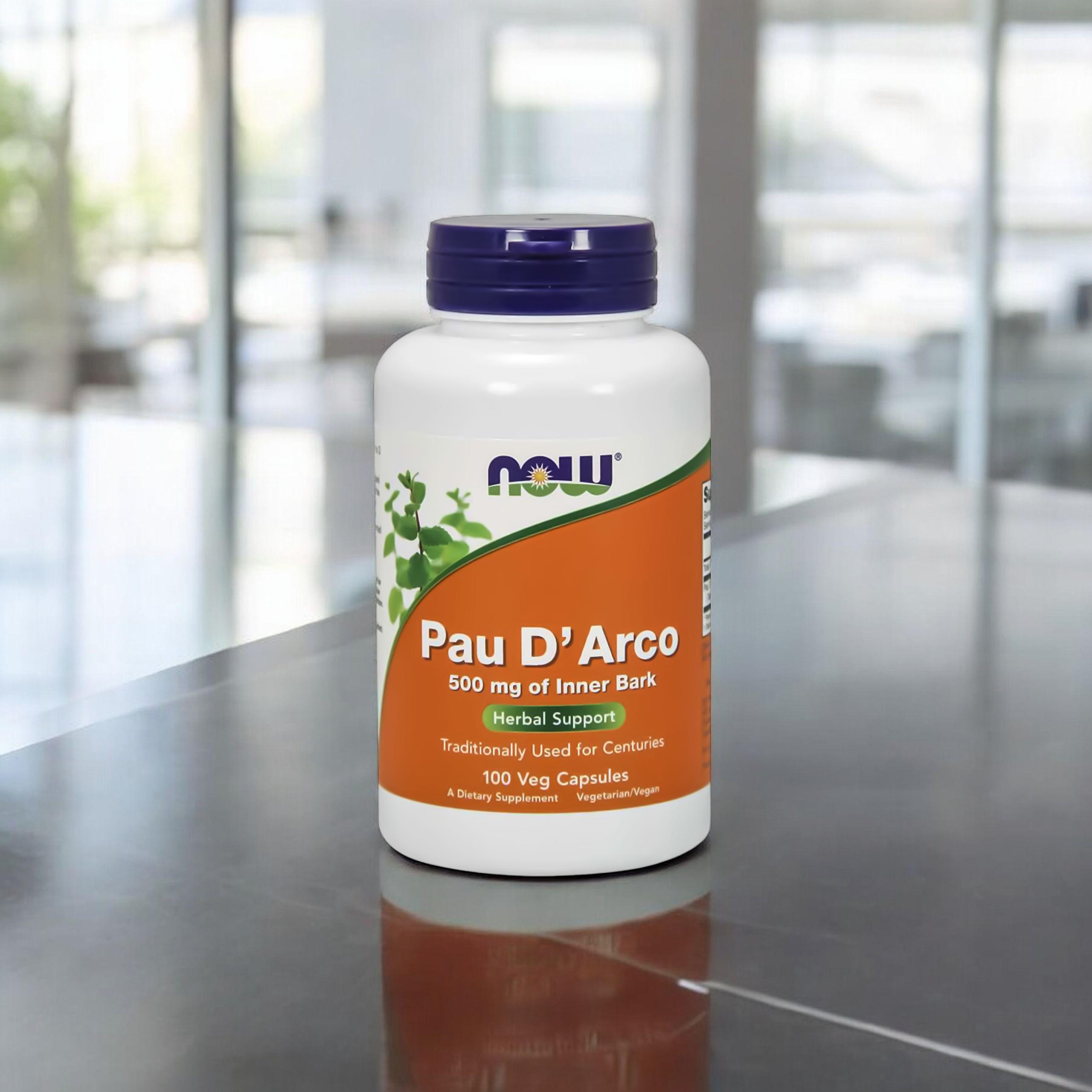NOW Pau D'Arco 500mg - 100vcaps